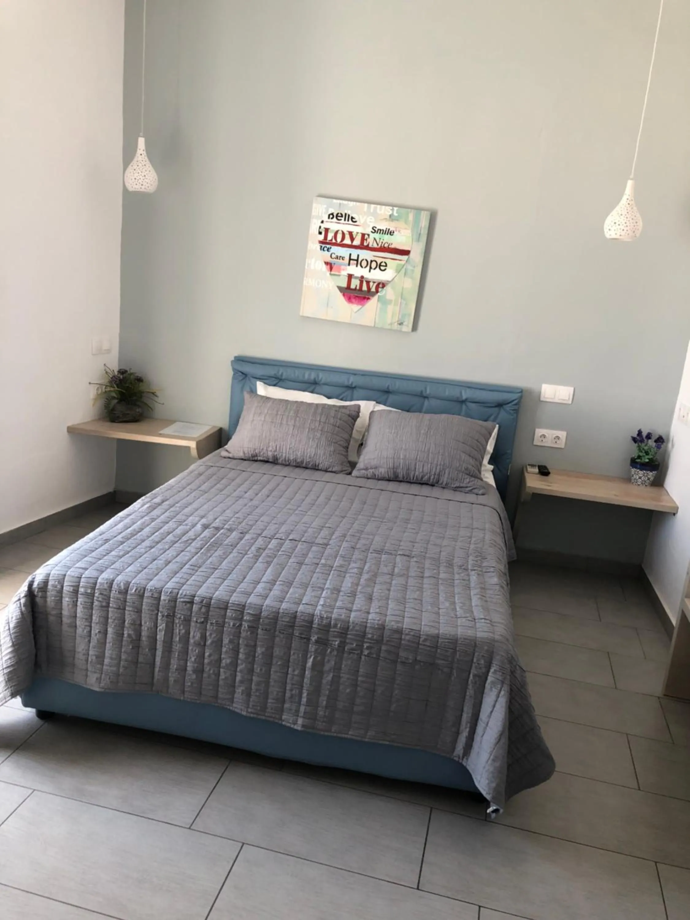 Bed in Afrodete Hotel