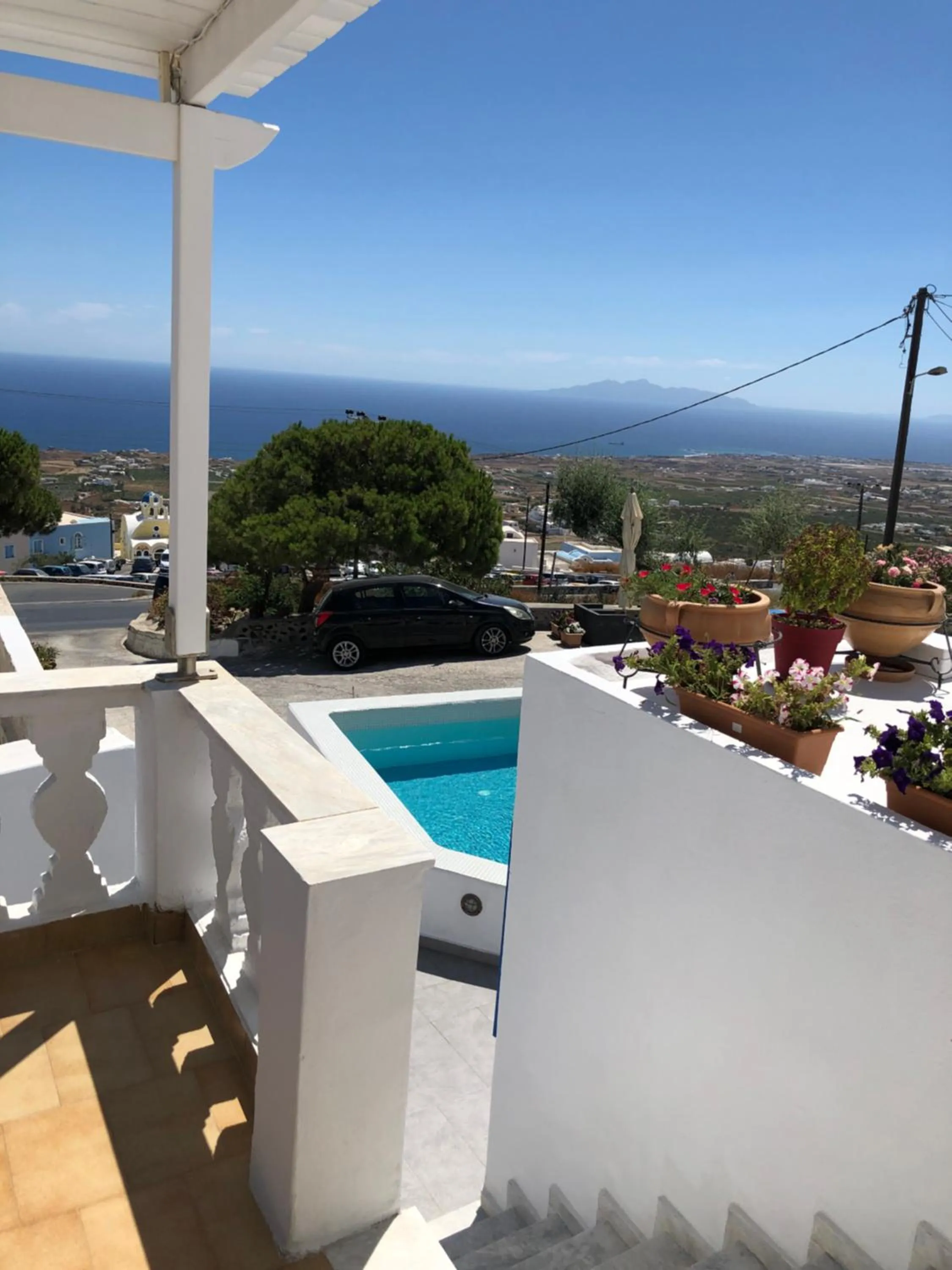 Balcony/Terrace in Afrodete Hotel
