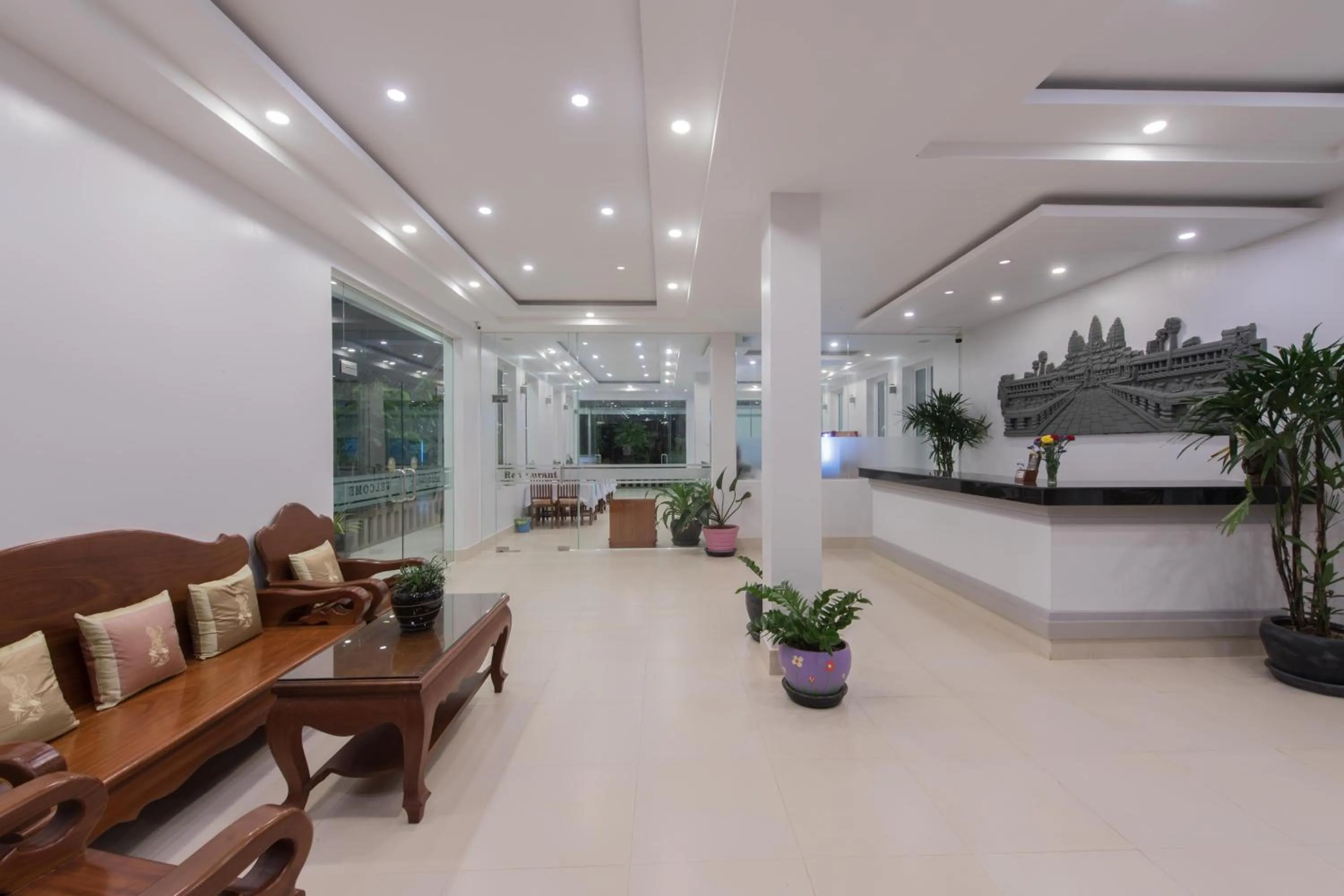 Lobby or reception in Golden Citadel Hotel Siem Reap