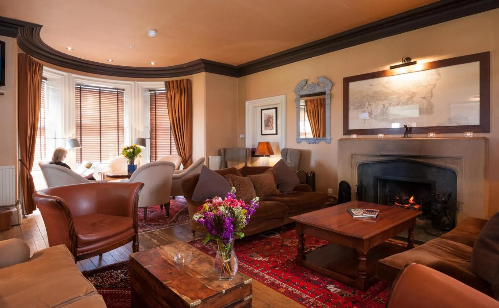 Living room in Royal Golf Hotel, by Highland Coast Hotels