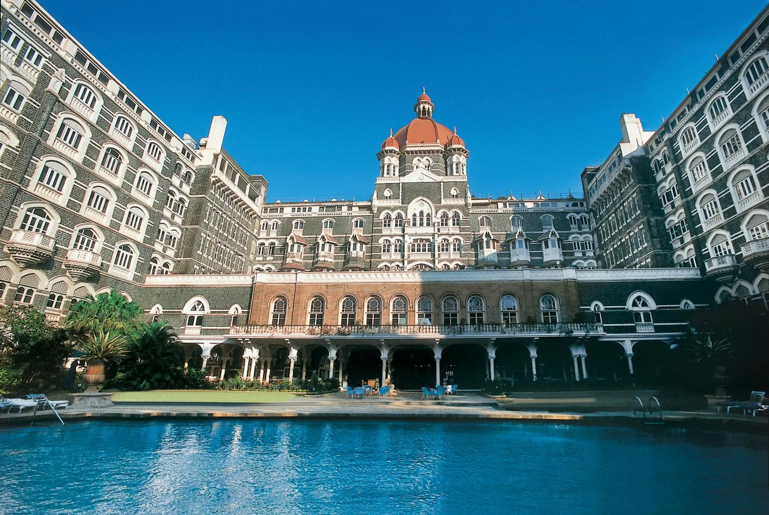 Pool view in The Taj Mahal Palace, Mumbai