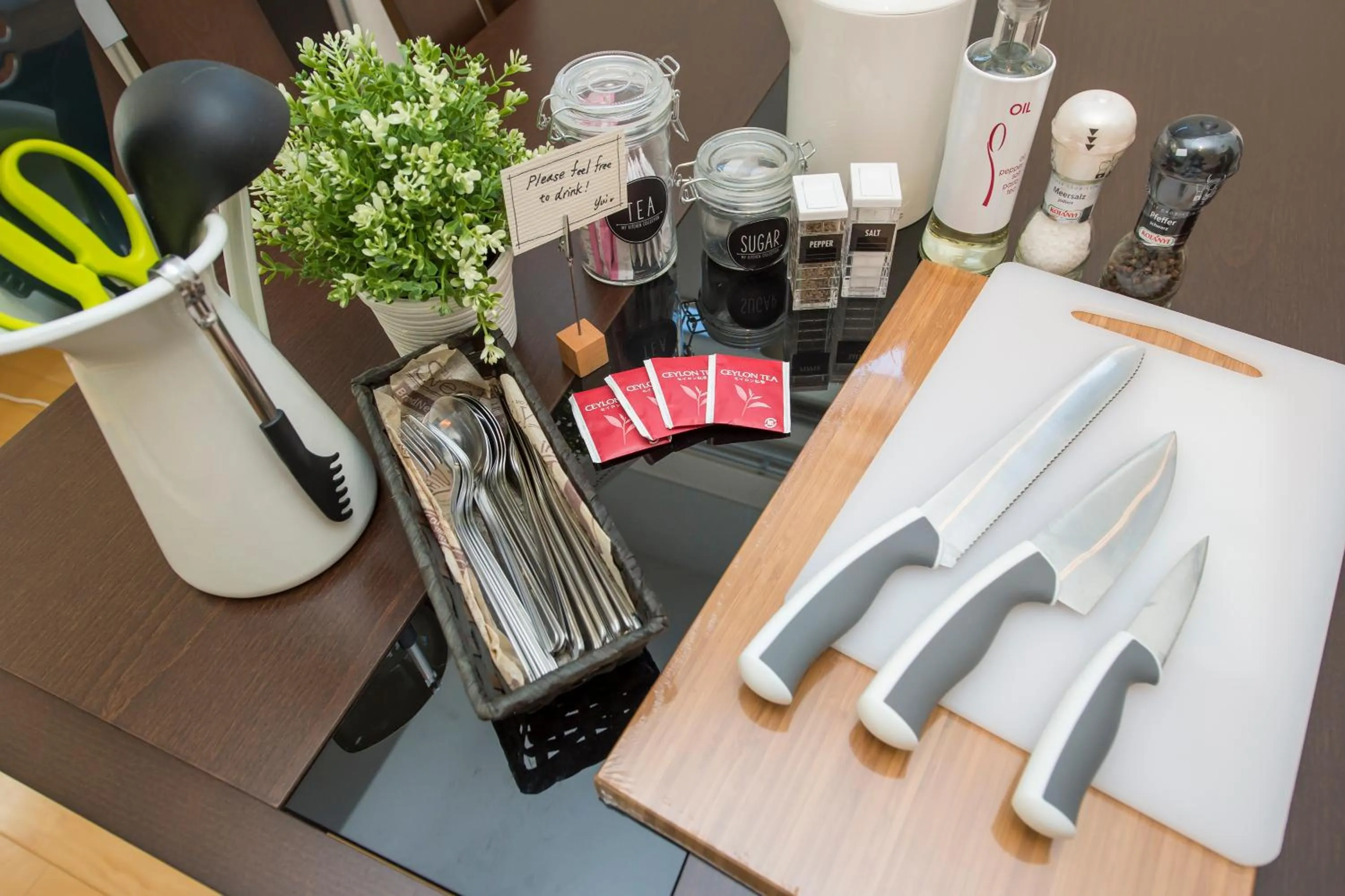 Kitchen or kitchenette in City Hotel Shinsaibashi Lofts