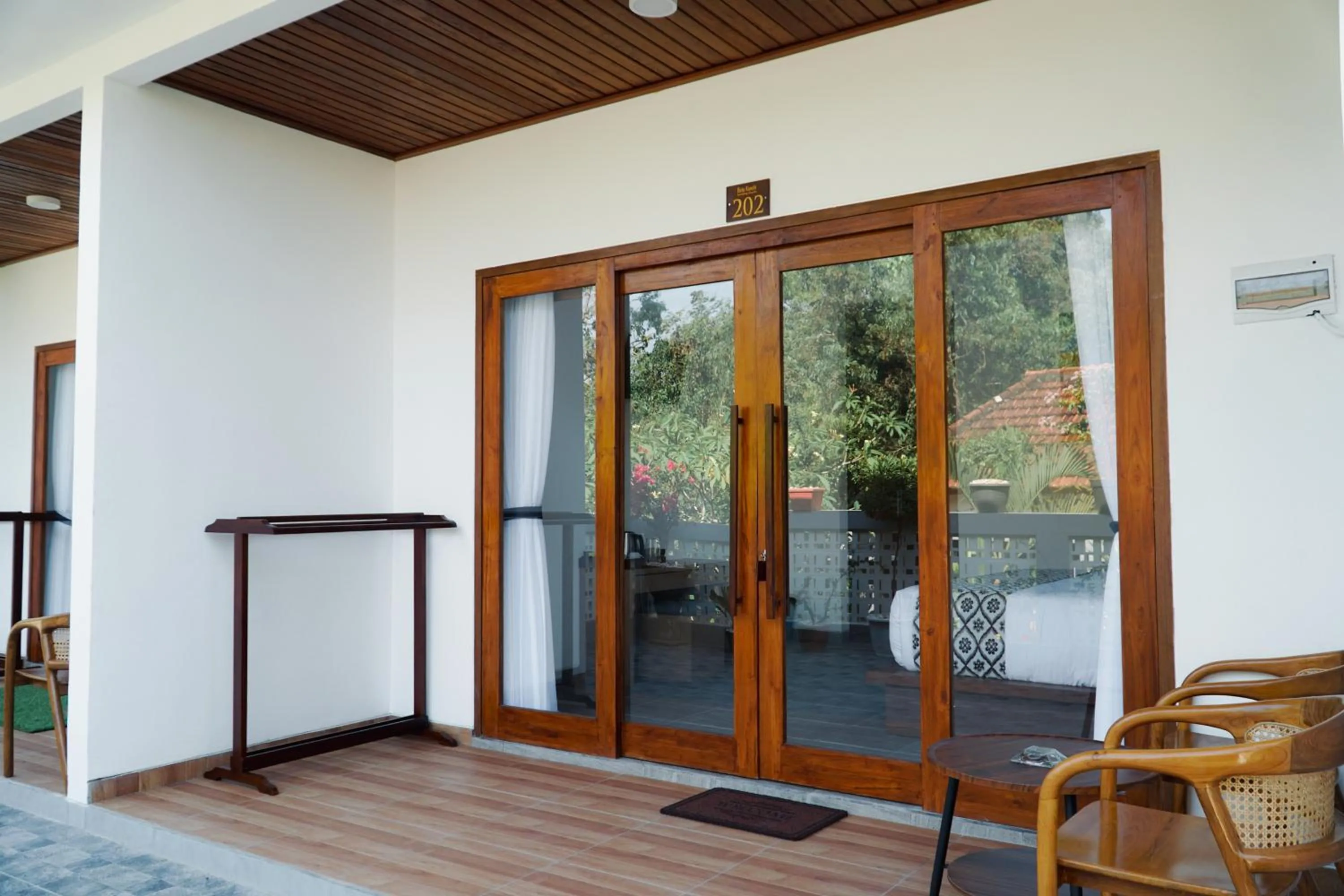 Balcony/Terrace in Batu Kandik Homestay