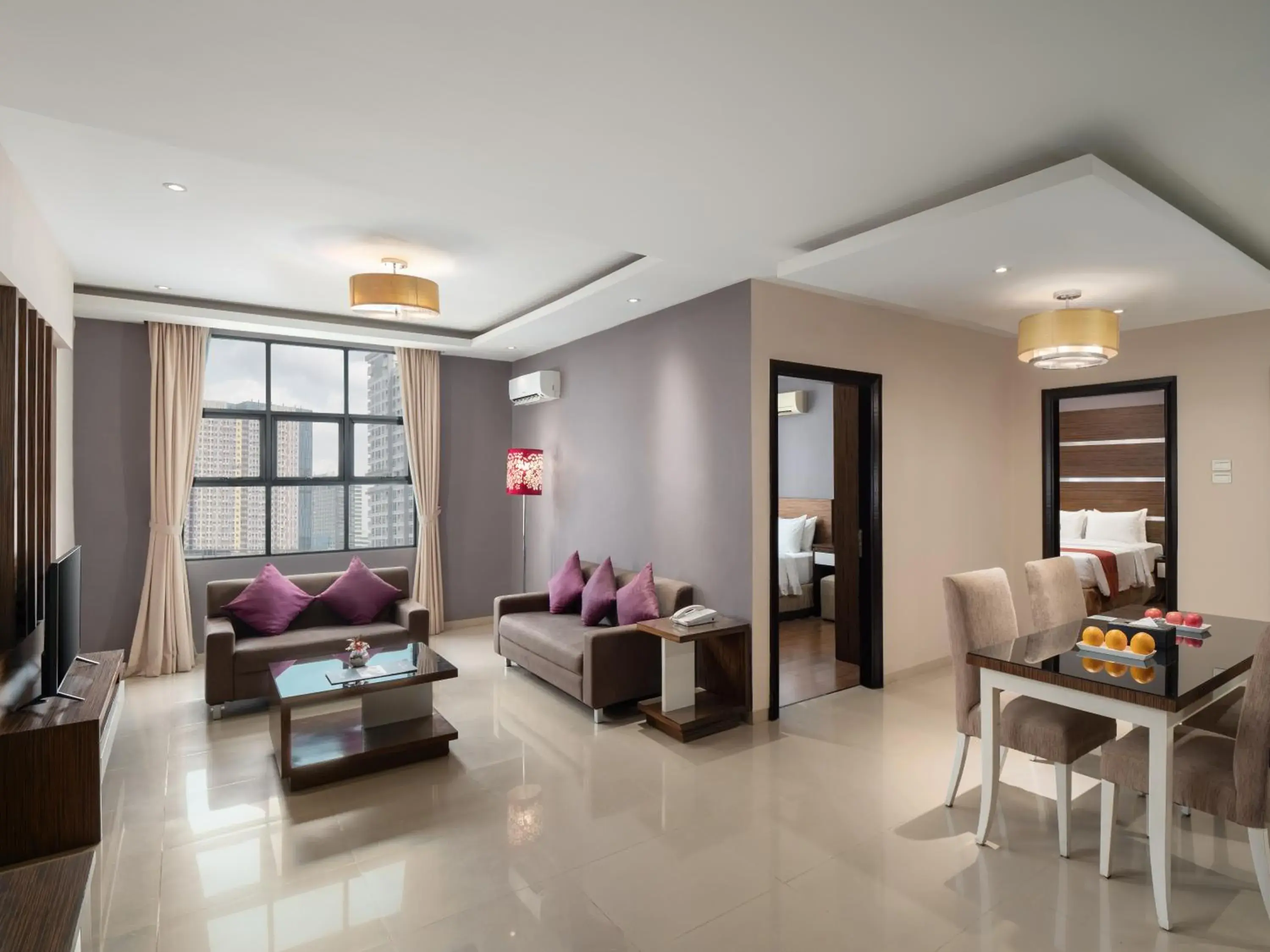 Two-Bedroom Apartment in Grand City Hall Hotel & Serviced Residences Two-Bedroom Apartment in Grand City Hall Hotel & Serviced Residences