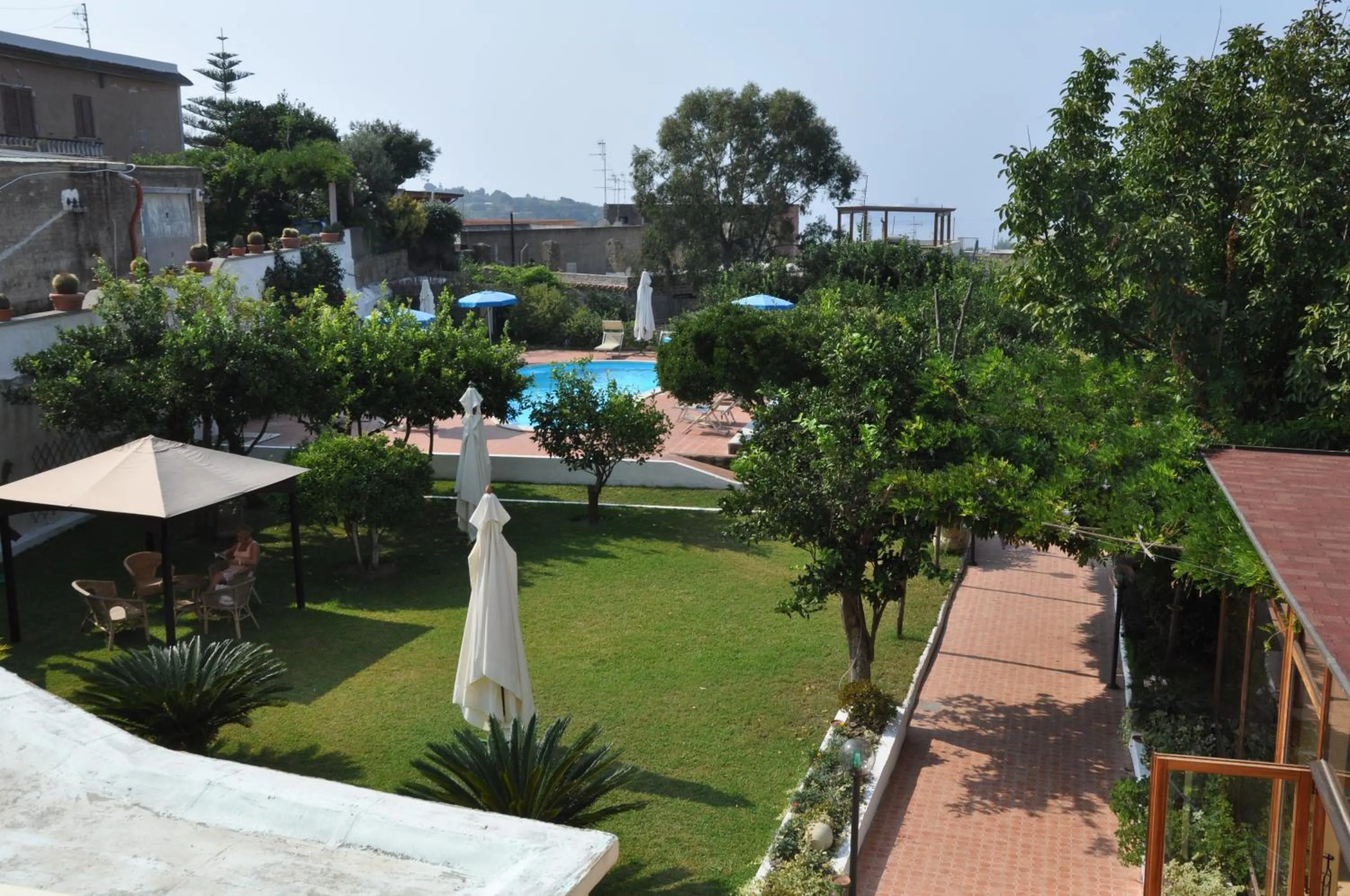 Garden view in Hotel Savoia