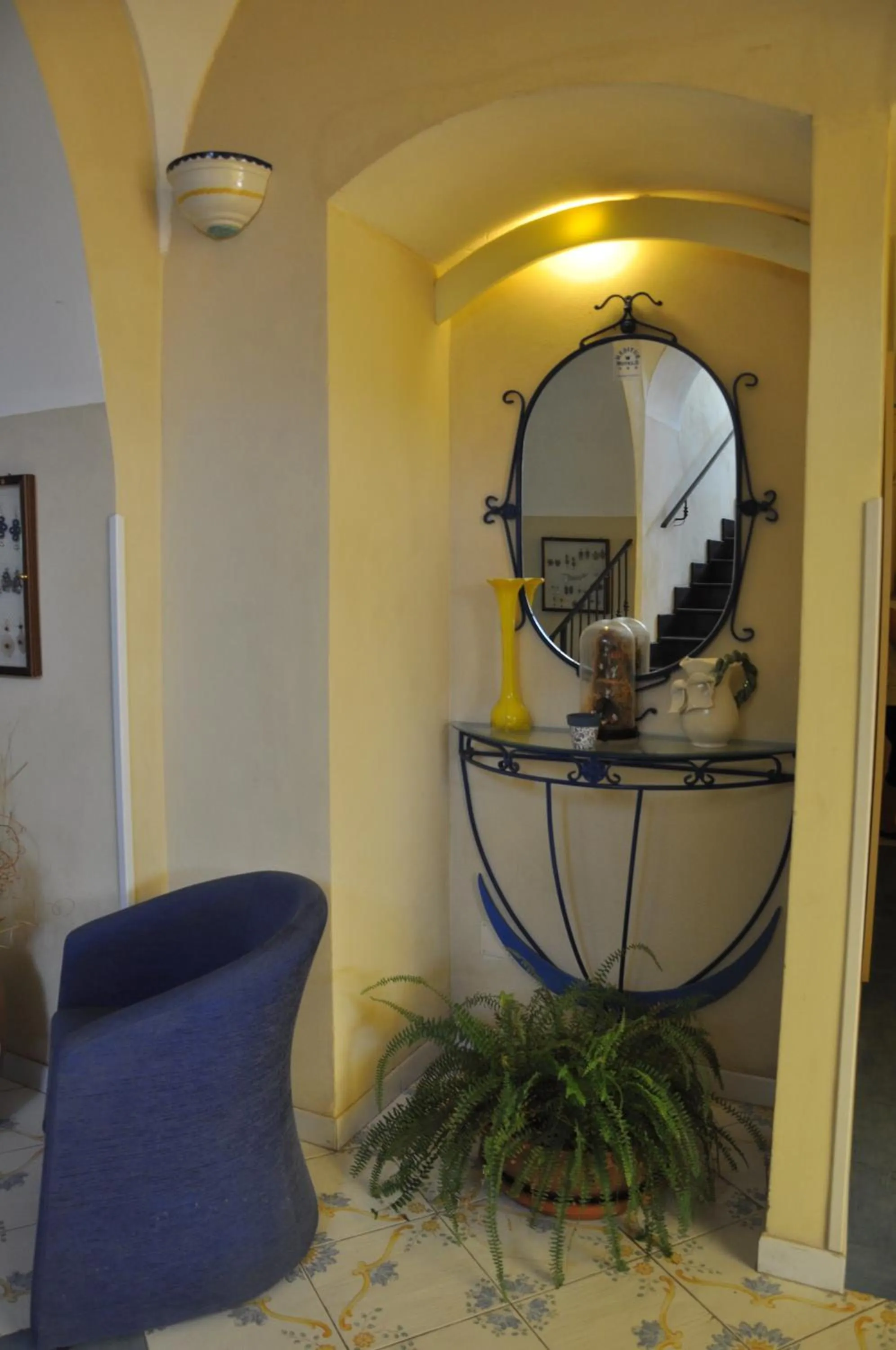 Decorative detail in Hotel Savoia