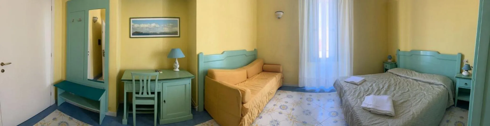 Bed in Hotel Savoia
