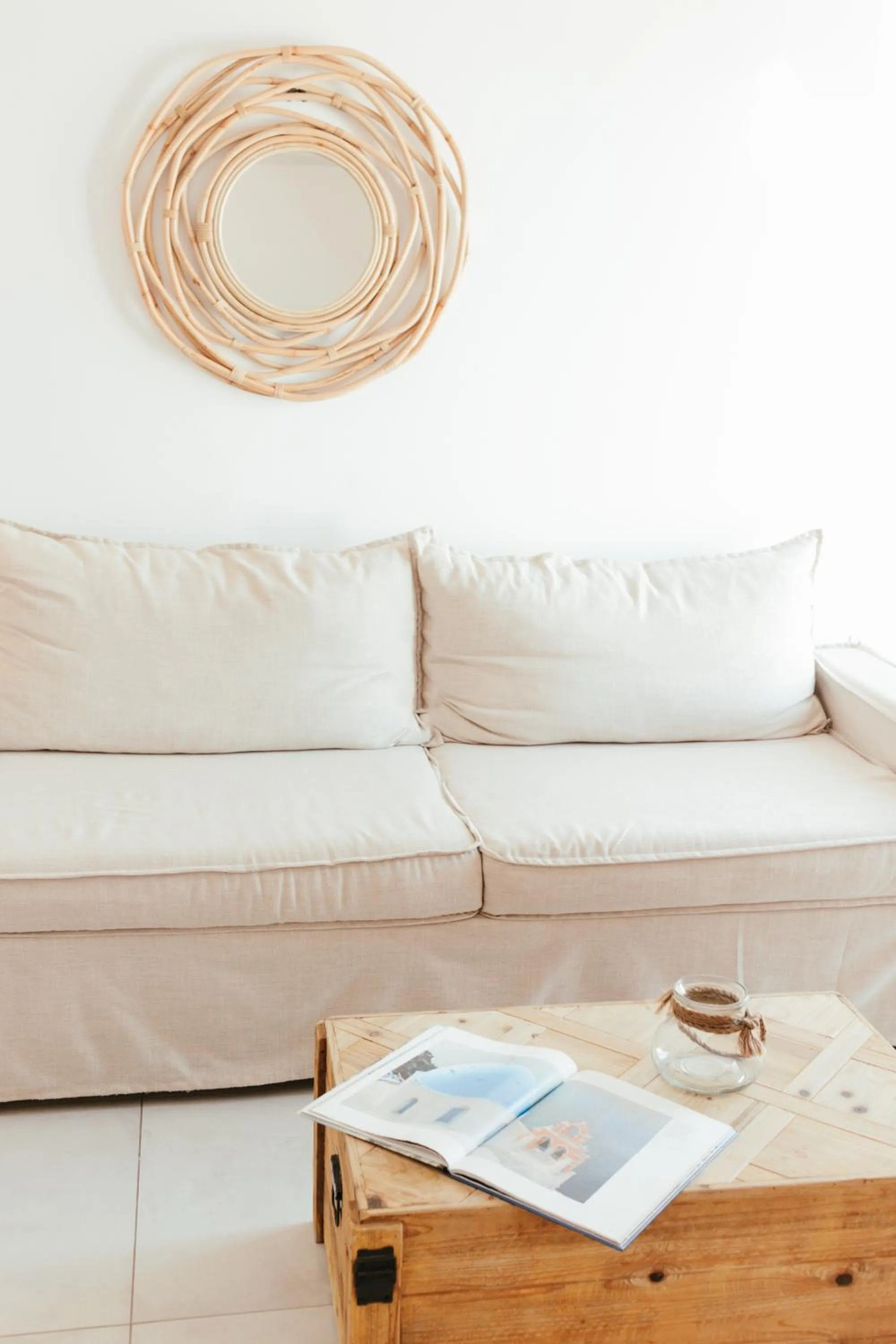 Seating area in Casa Vitae Suites