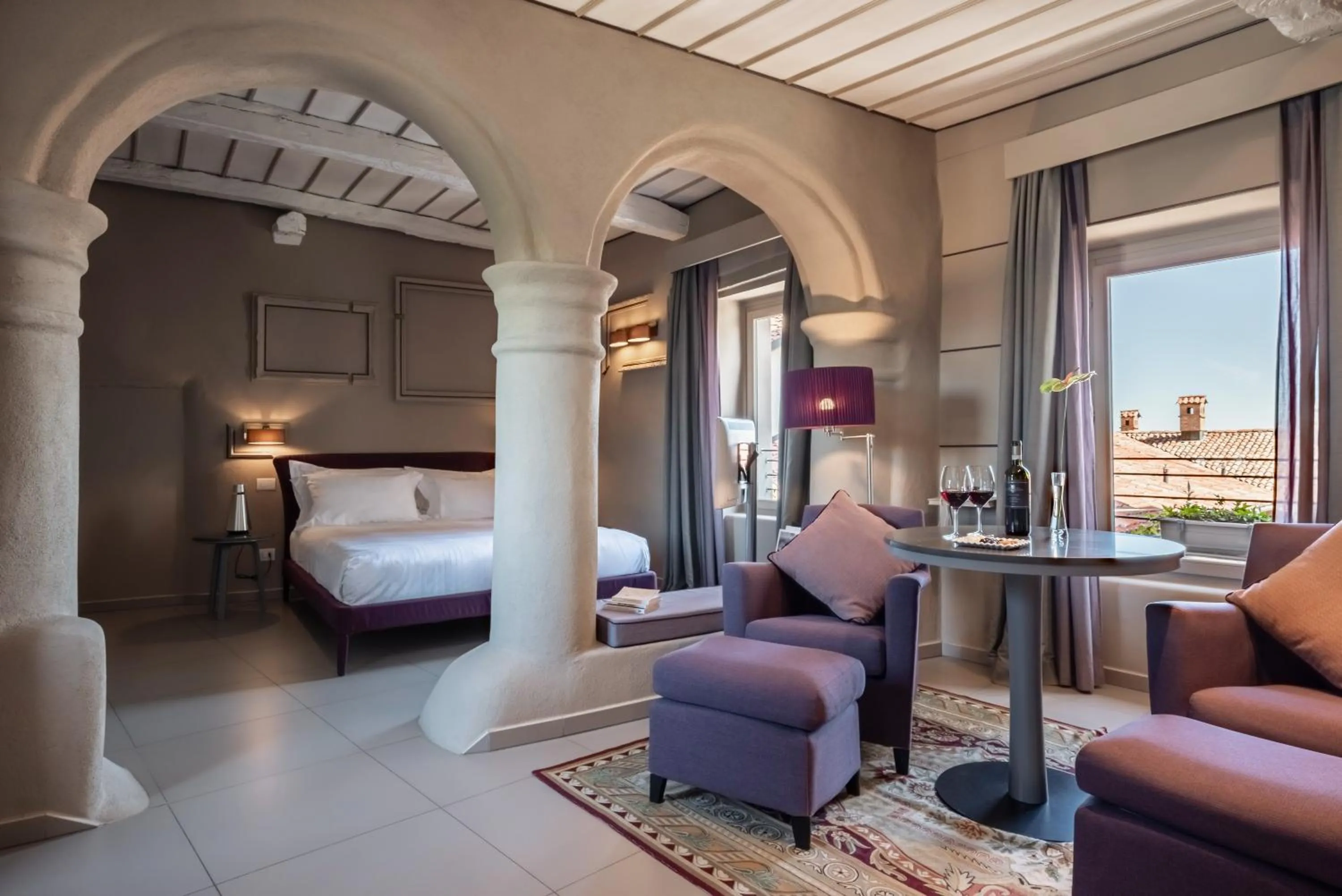 Bedroom, Bed in Uve Rooms & Wine Bar