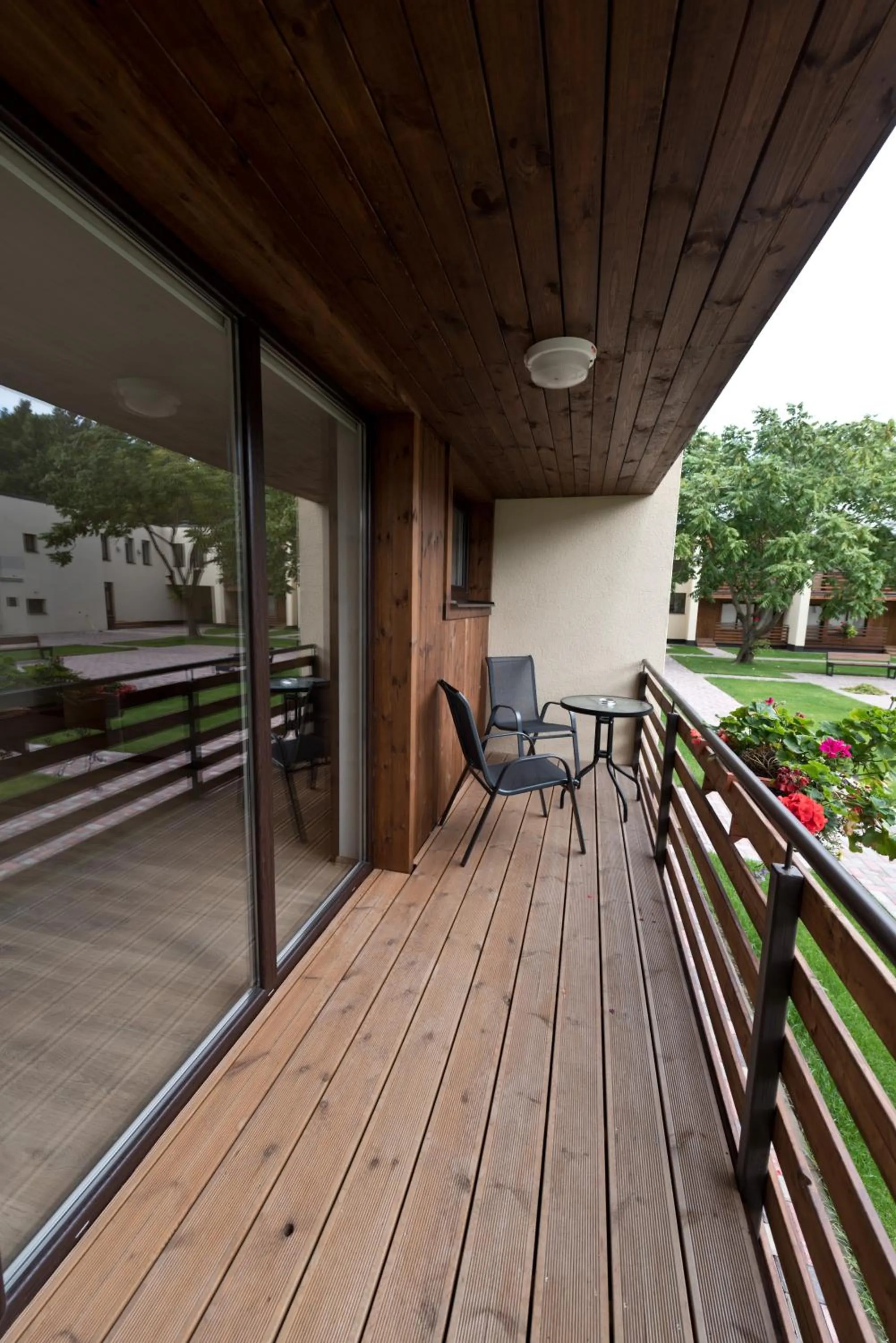 Balcony/Terrace in Bella Jūrmala ApartHotel