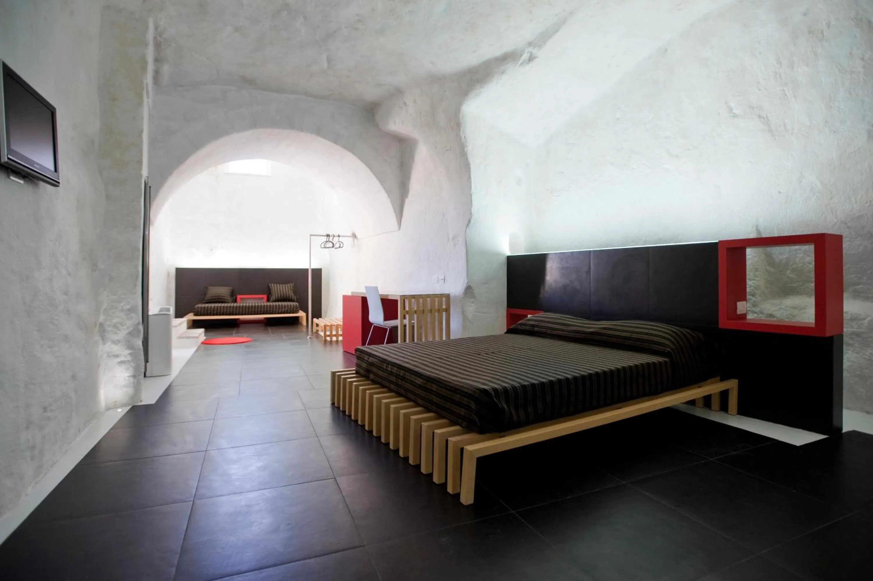 Photo of the whole room, Bed in Basiliani Hotel