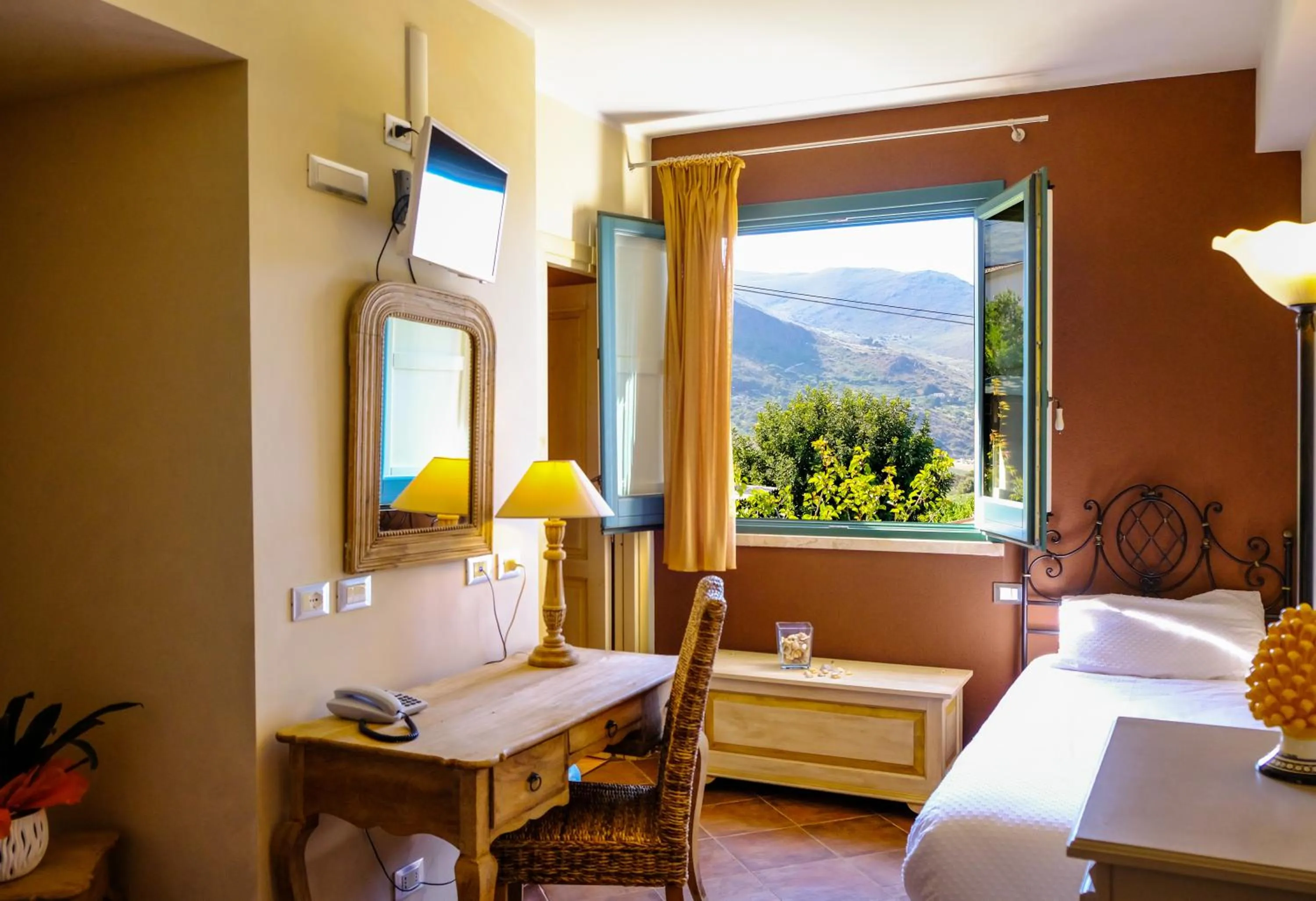 Photo of the whole room, Bed in Hotel Baglio Di Scopello