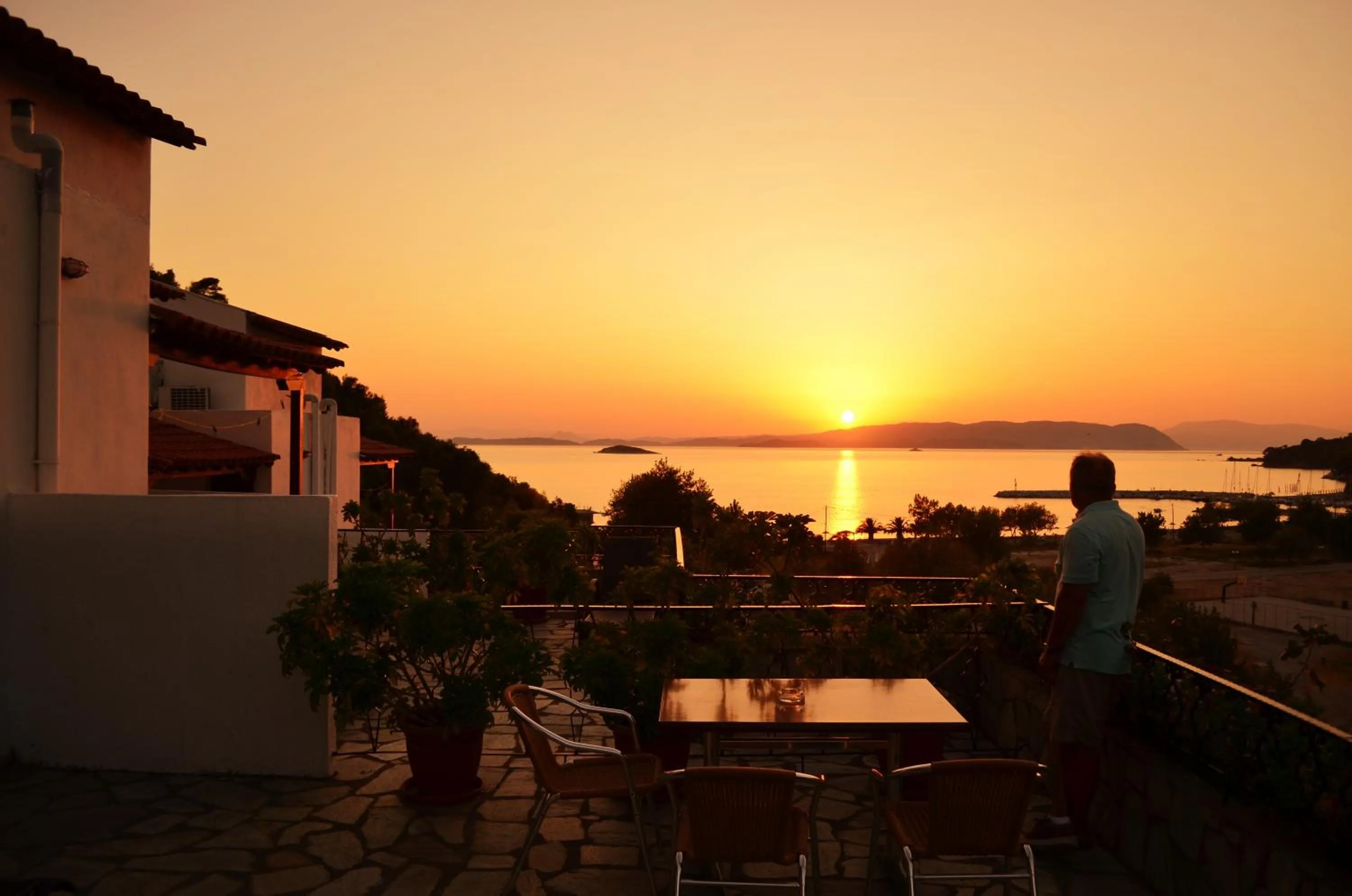 Sea view in Hovolo Hotel Apartments