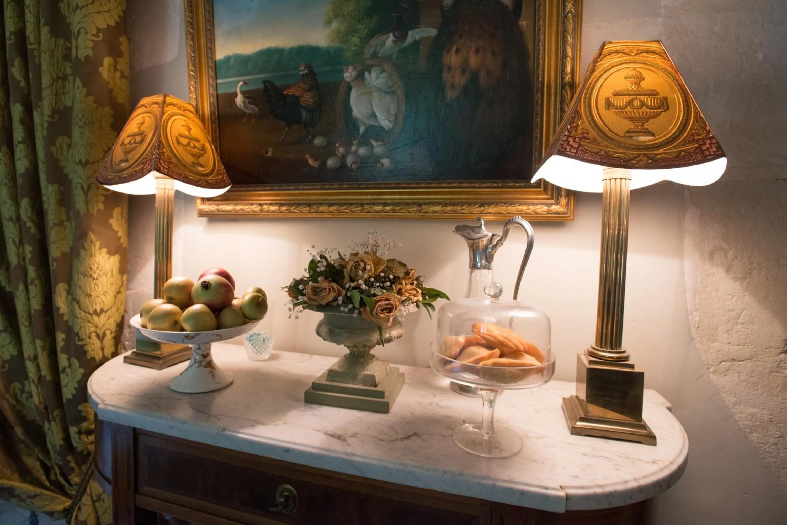 Decorative detail in Le Manoir de Maucartier