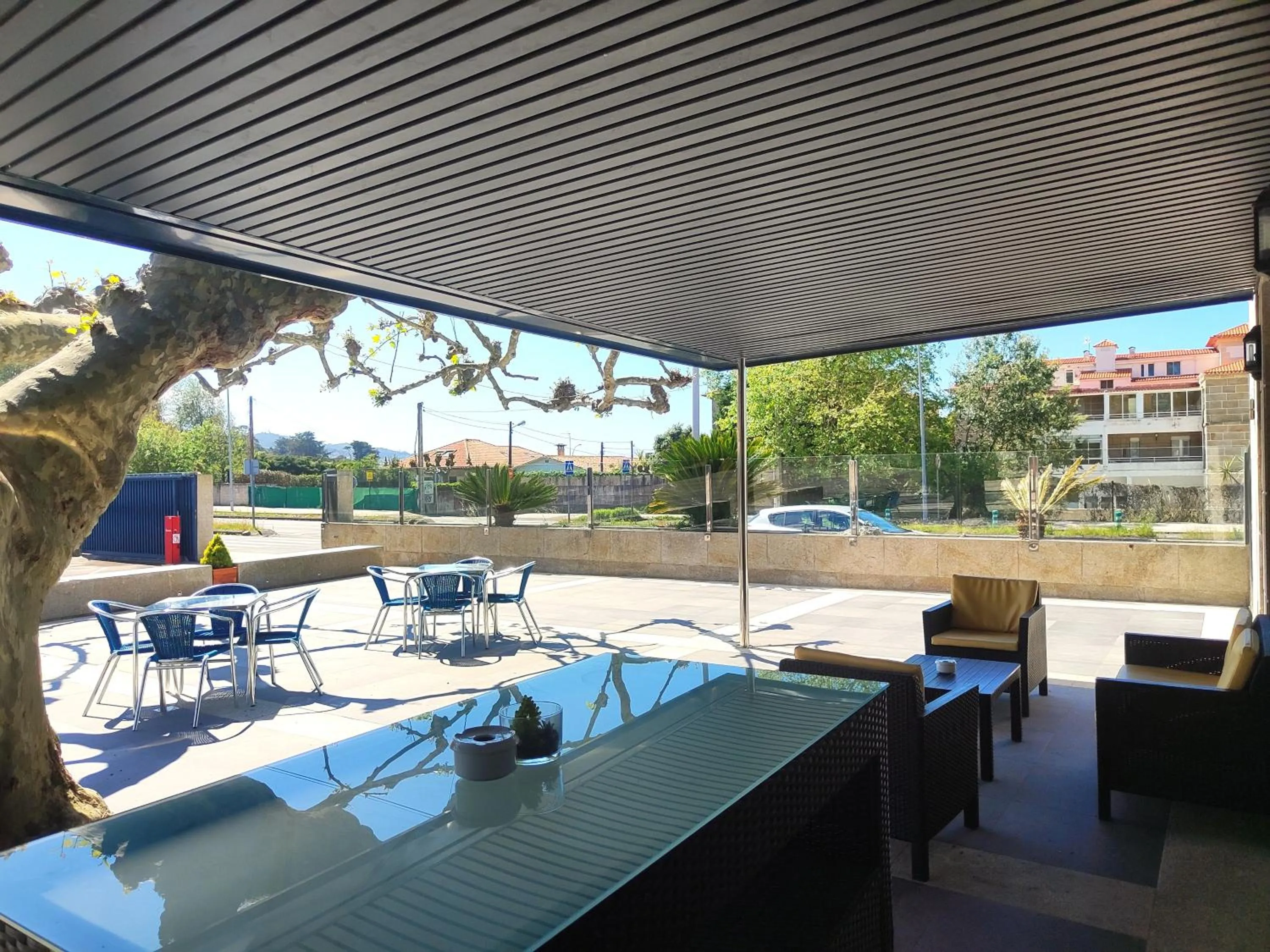 Balcony/Terrace in Hotel Miramar Playa America Nigran