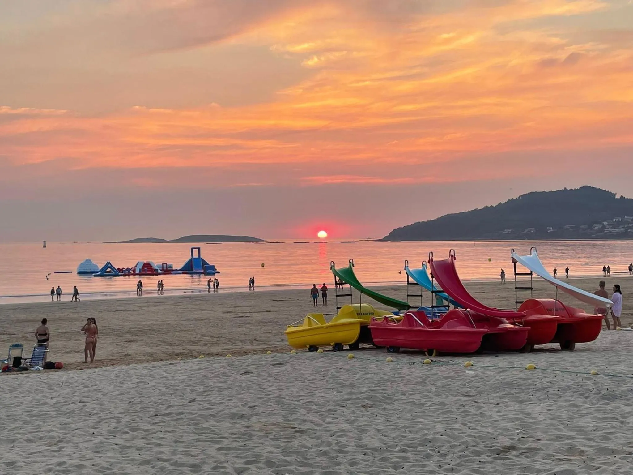 Beach in Hotel Miramar Playa America Nigran
