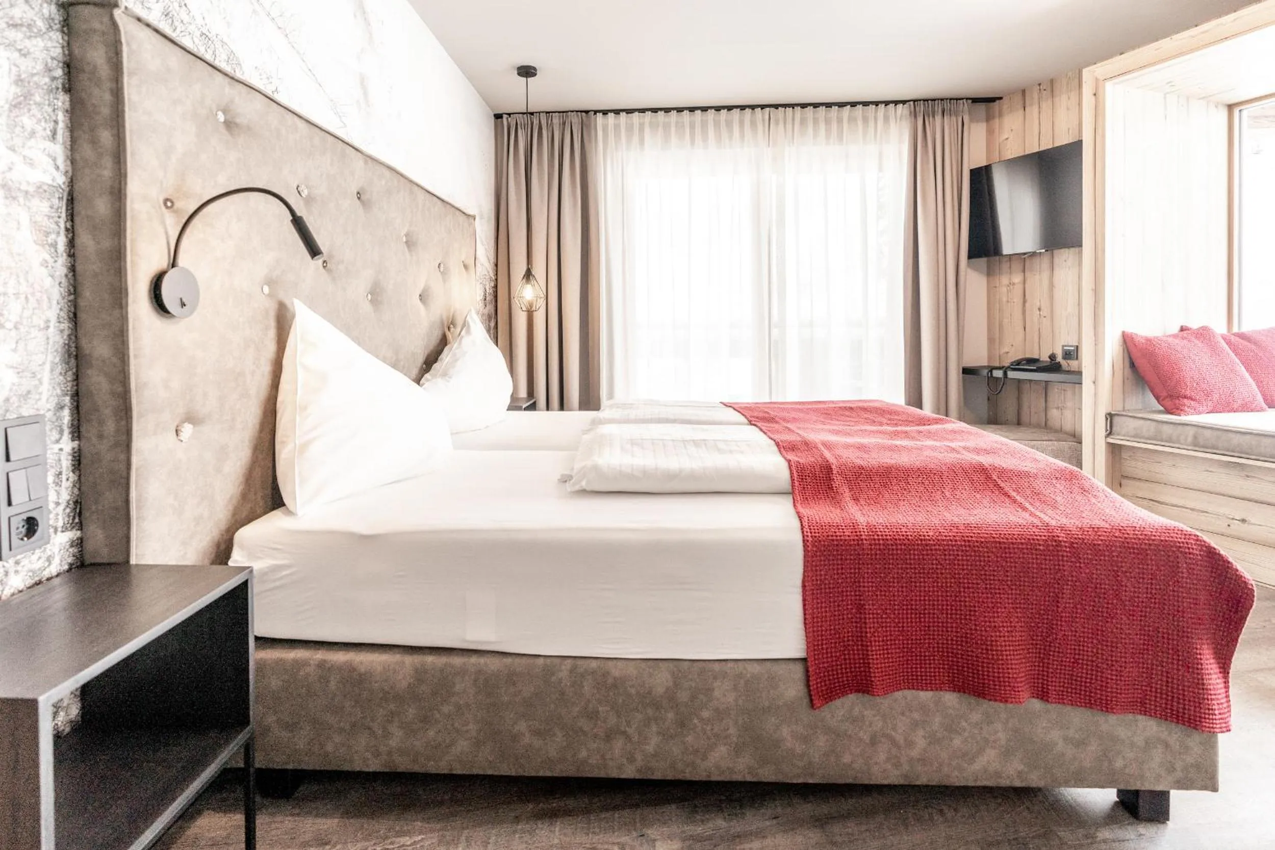 Photo of the whole room, Bed in Hotel Astrid - Ski In - Ski Out