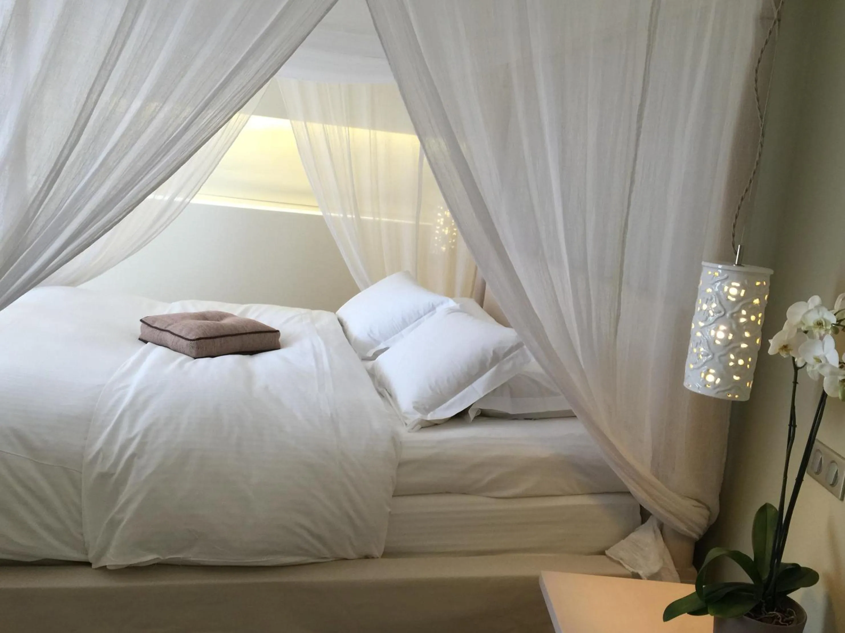 Bedroom, Bed in Coco-Mat Hotel Nafsika