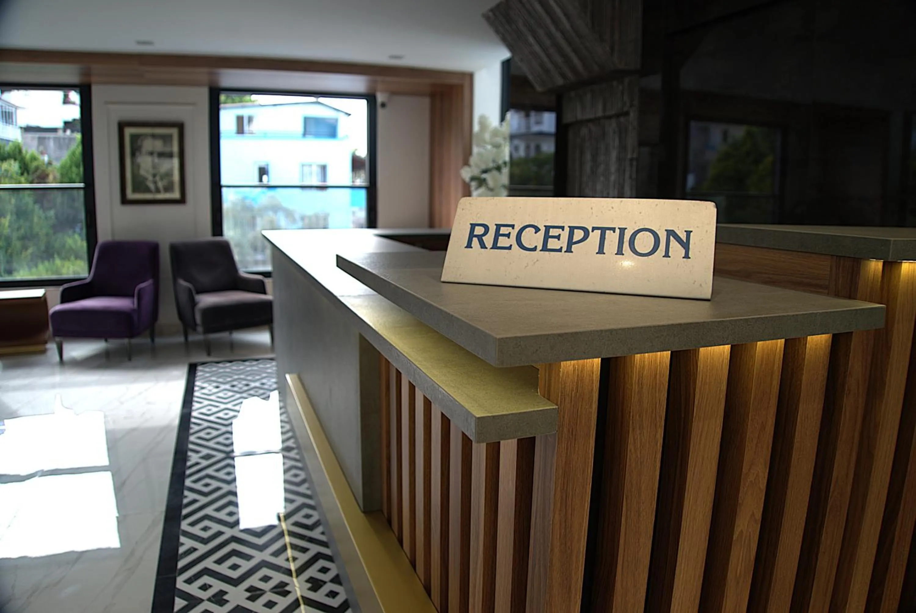 Lobby or reception in Happy Apart Hotel