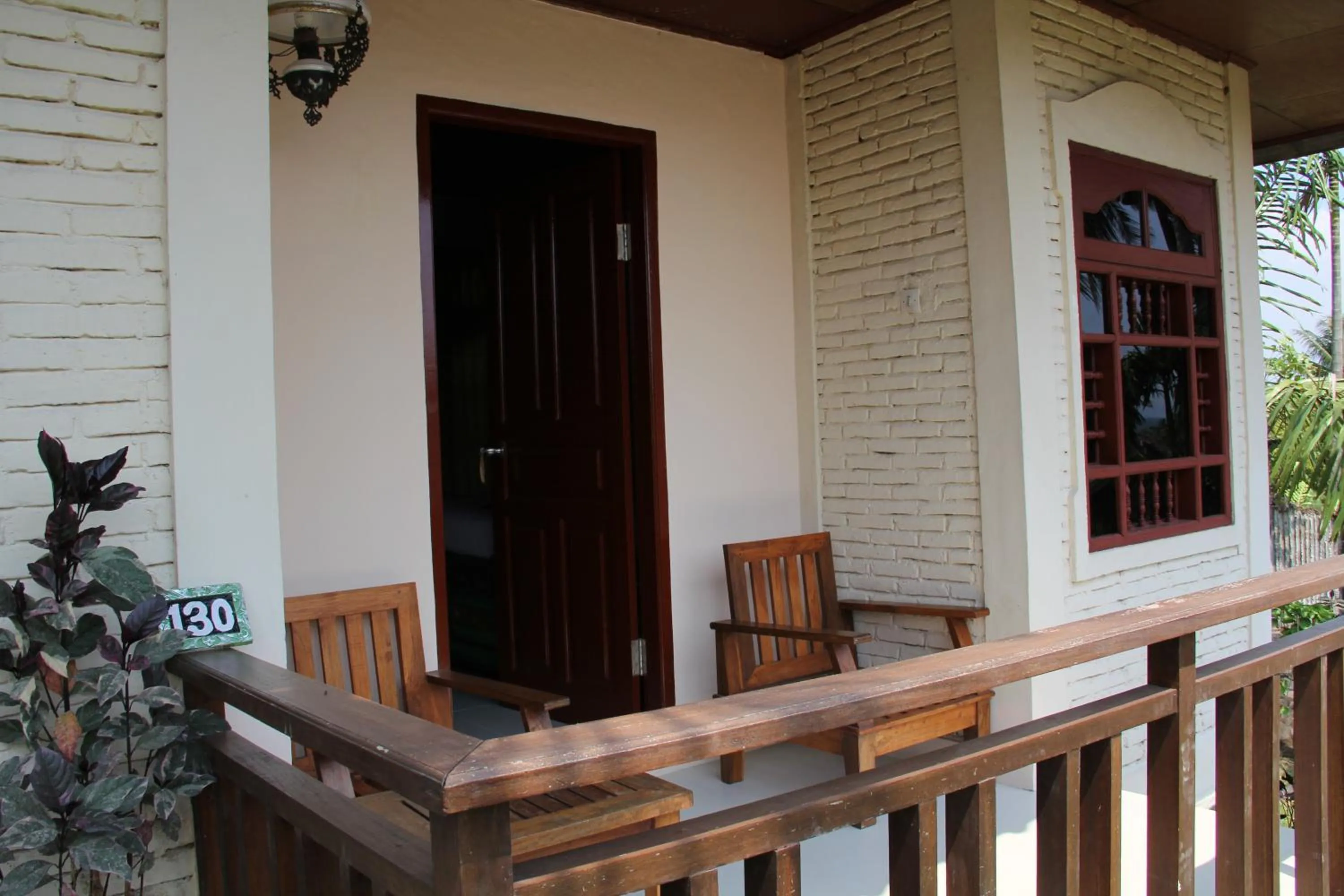 Balcony/Terrace in Puri Bunga Beach Cottages