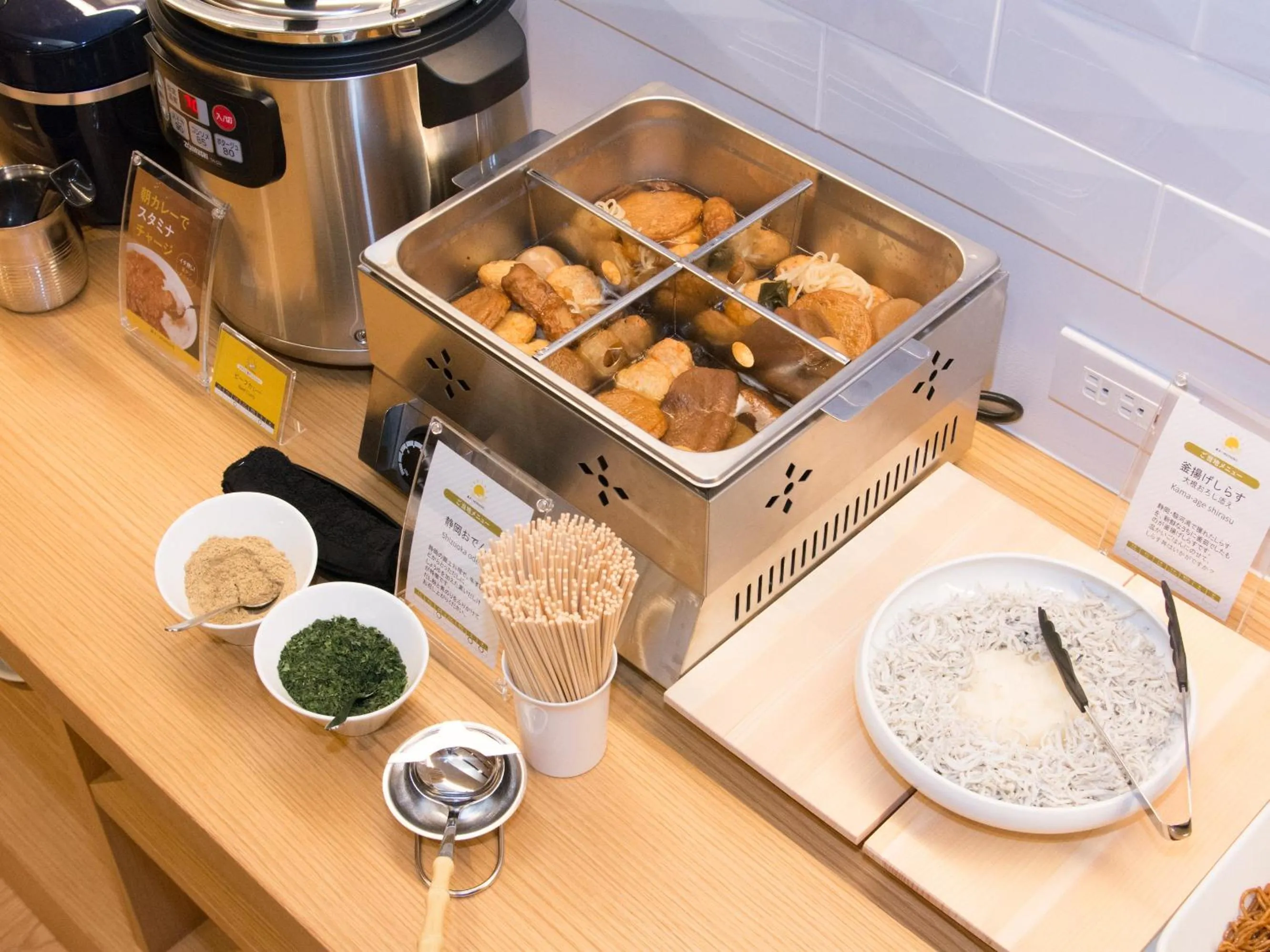 Buffet breakfast in HATAGO INN Shizuoka Yoshida IC