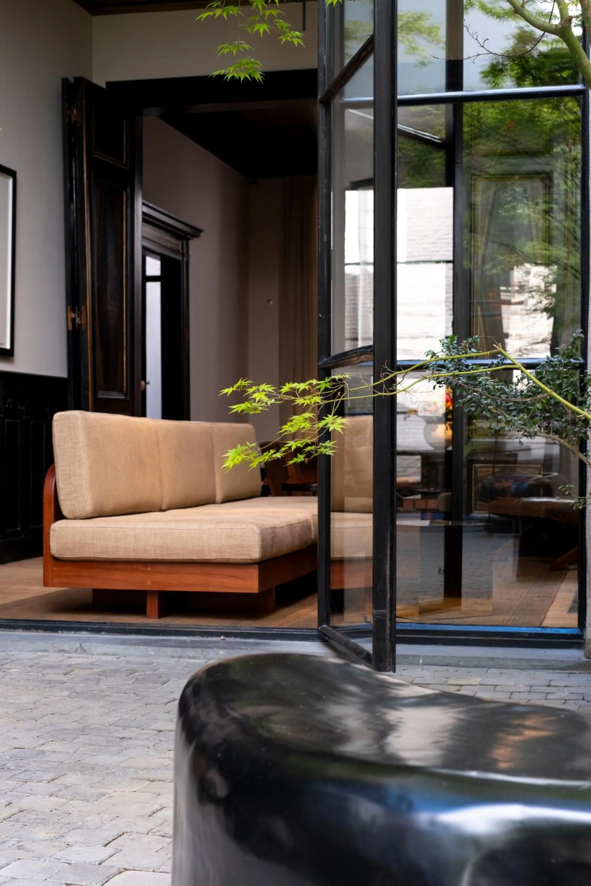 Patio in Hotel Julien