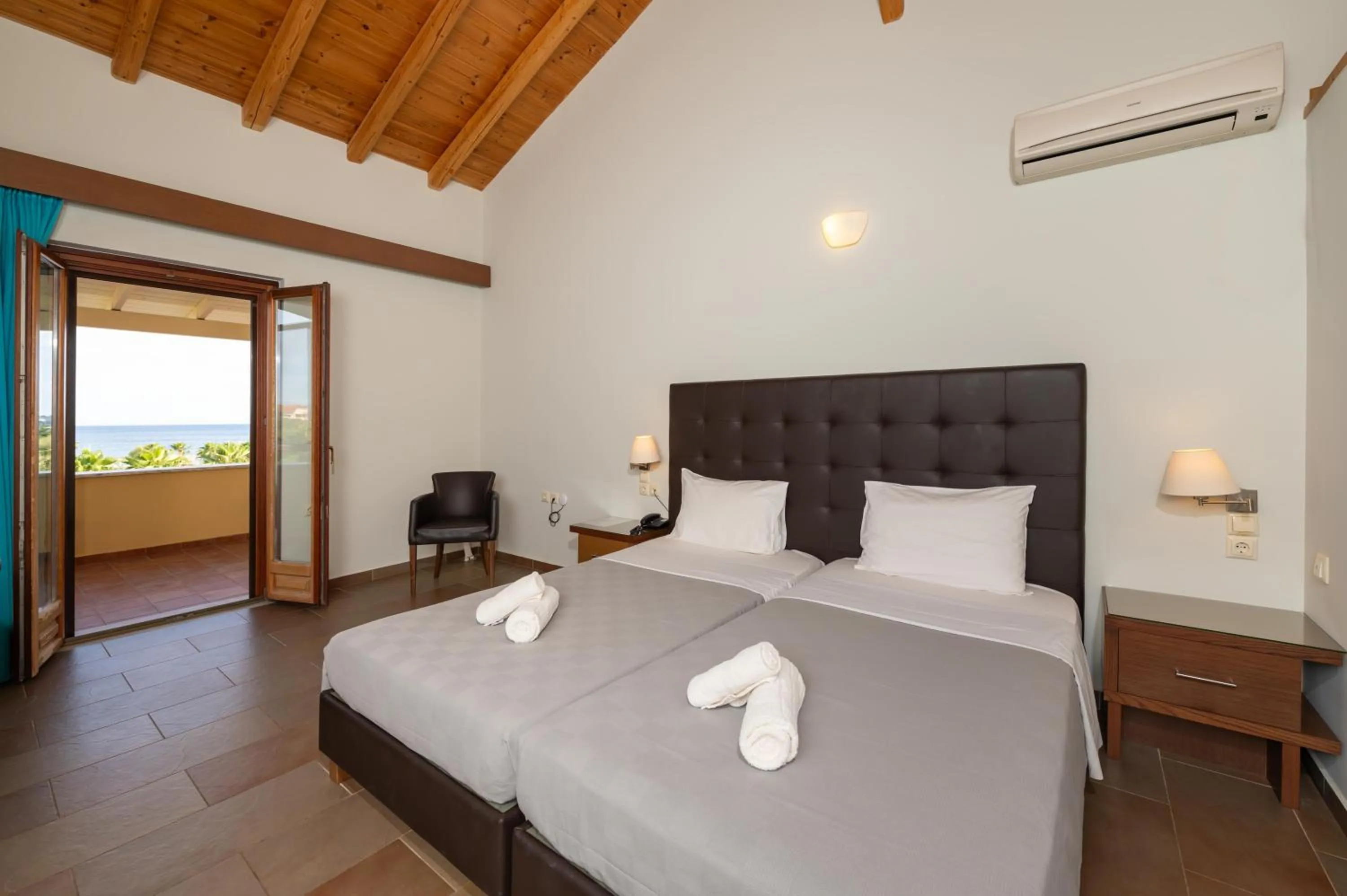 Bed in Aktaion Resort