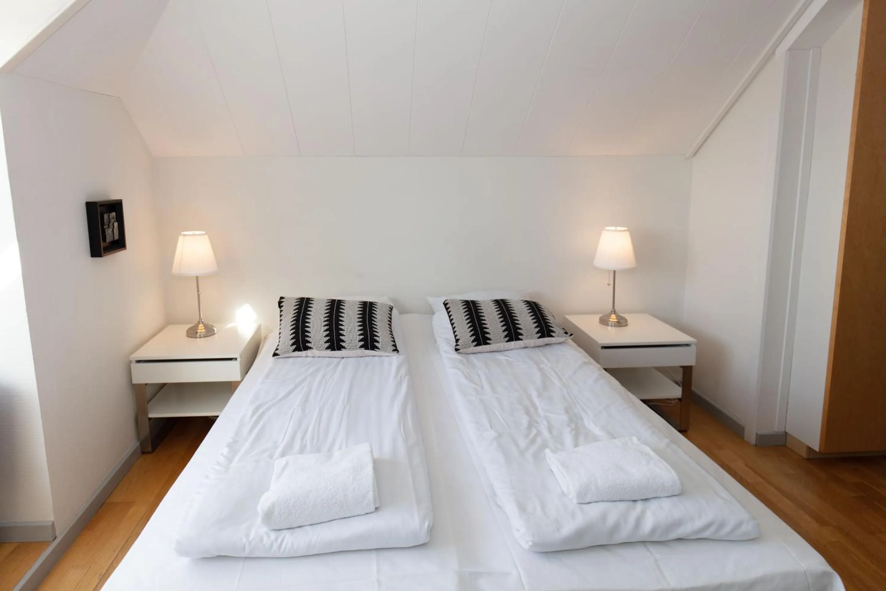 Bed in Skagen Hotel Annex