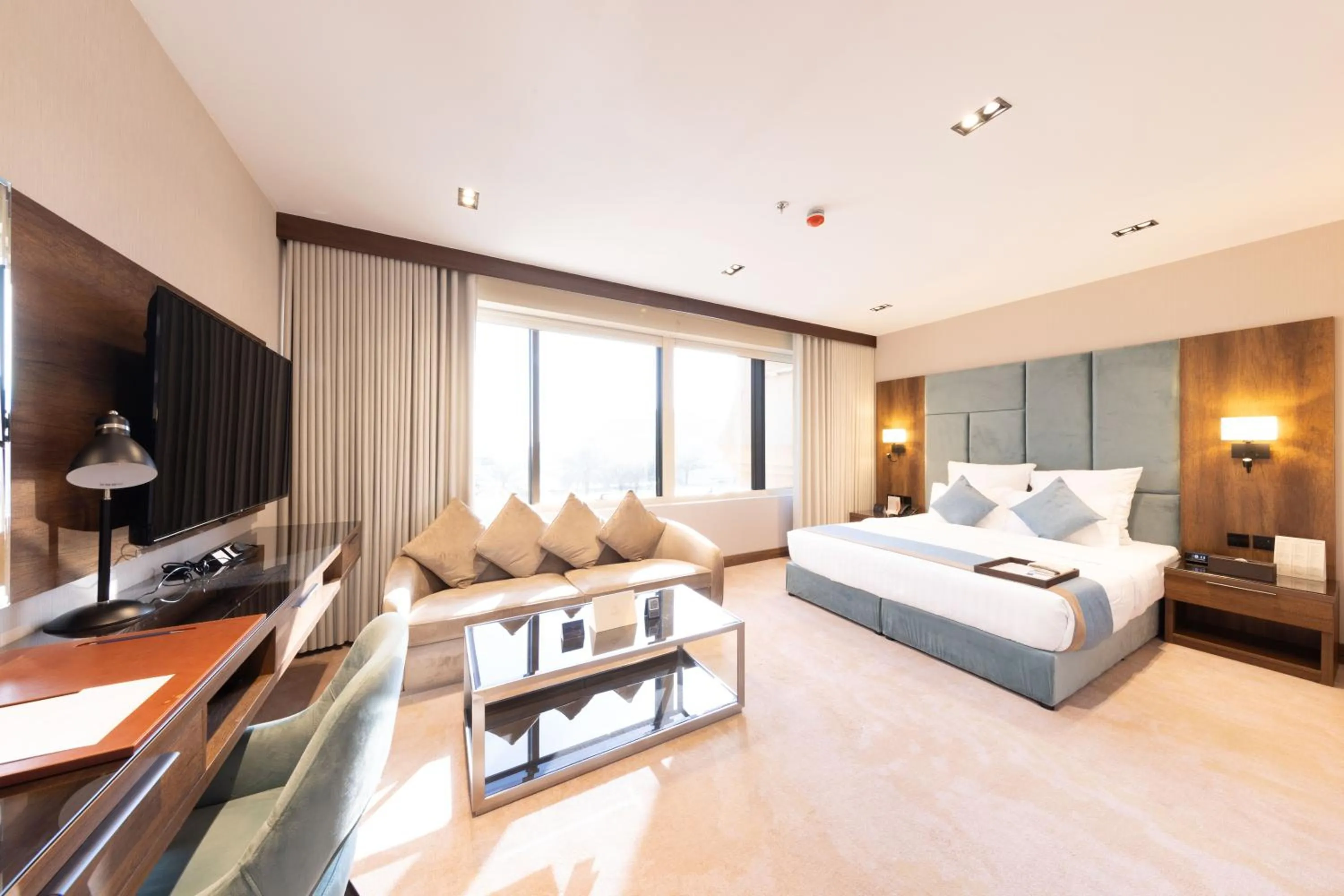 Bed in Madareem Hotel