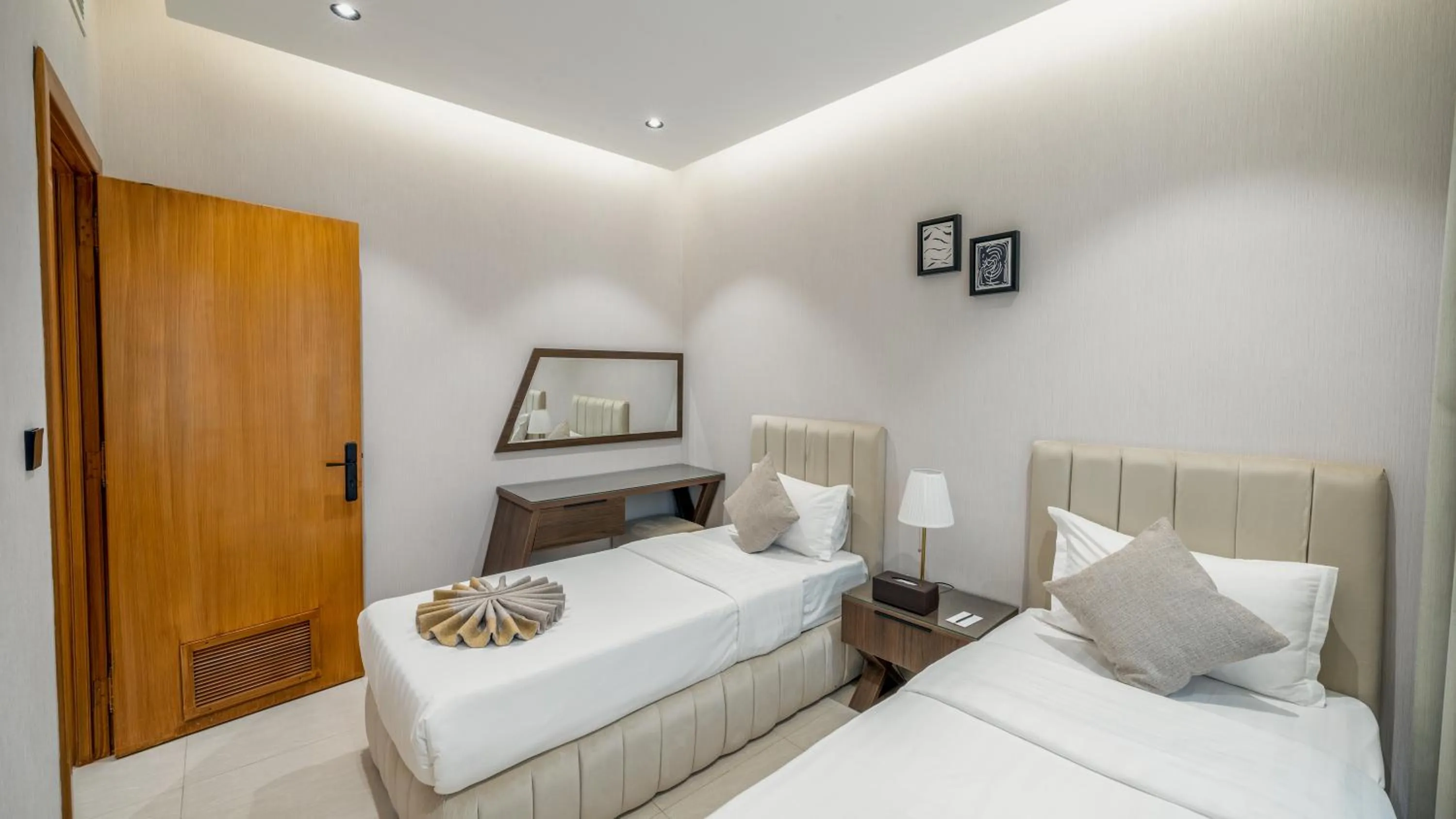 Bed in Madareem Hotel