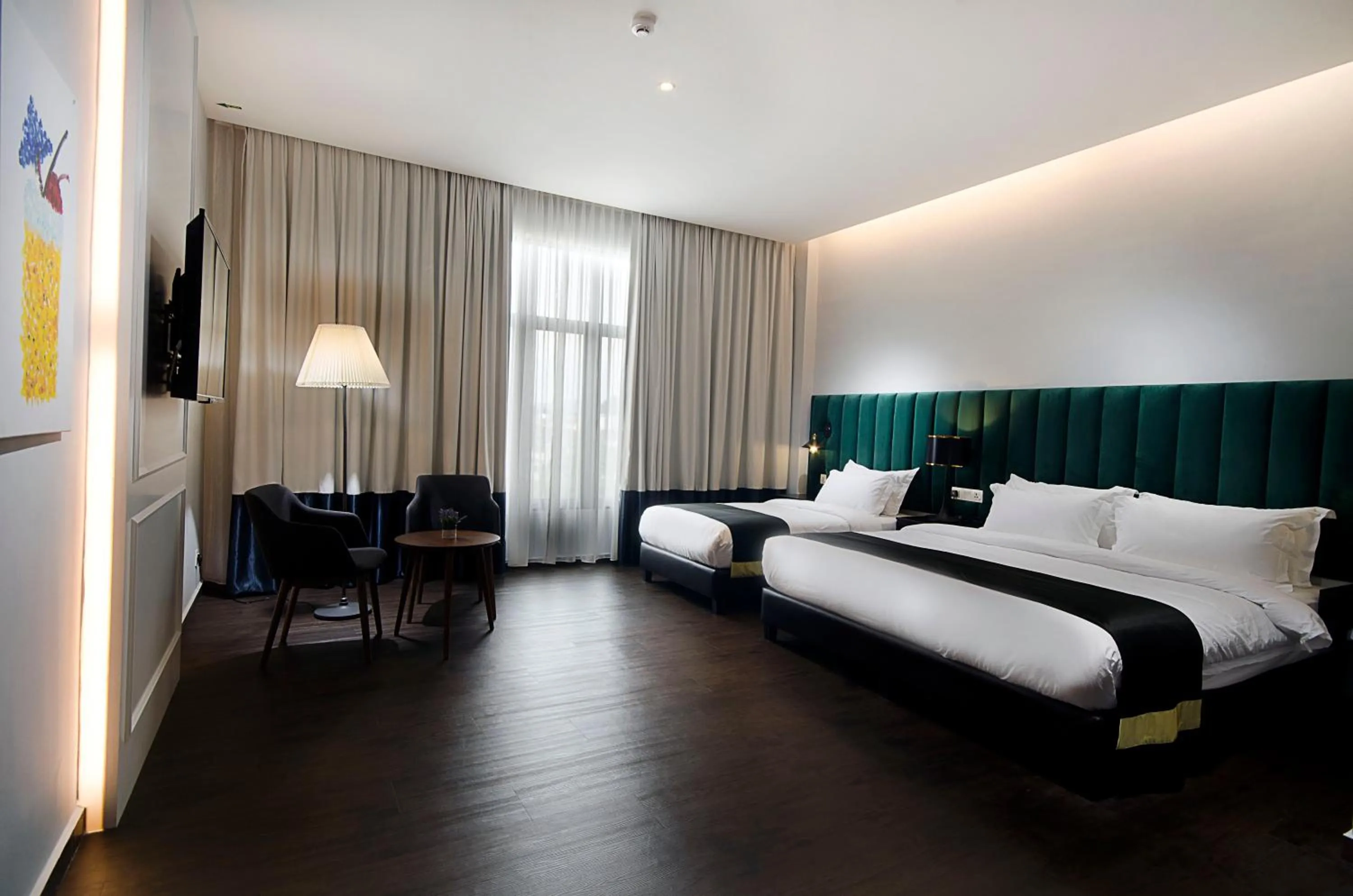 Bed in Palm Hotel Ipoh