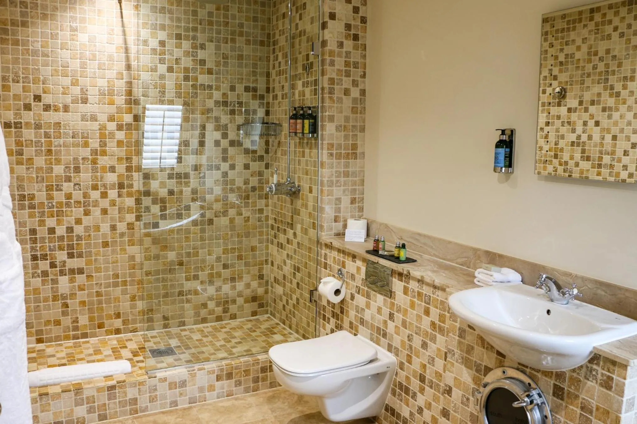 Shower in South Sands Hotel