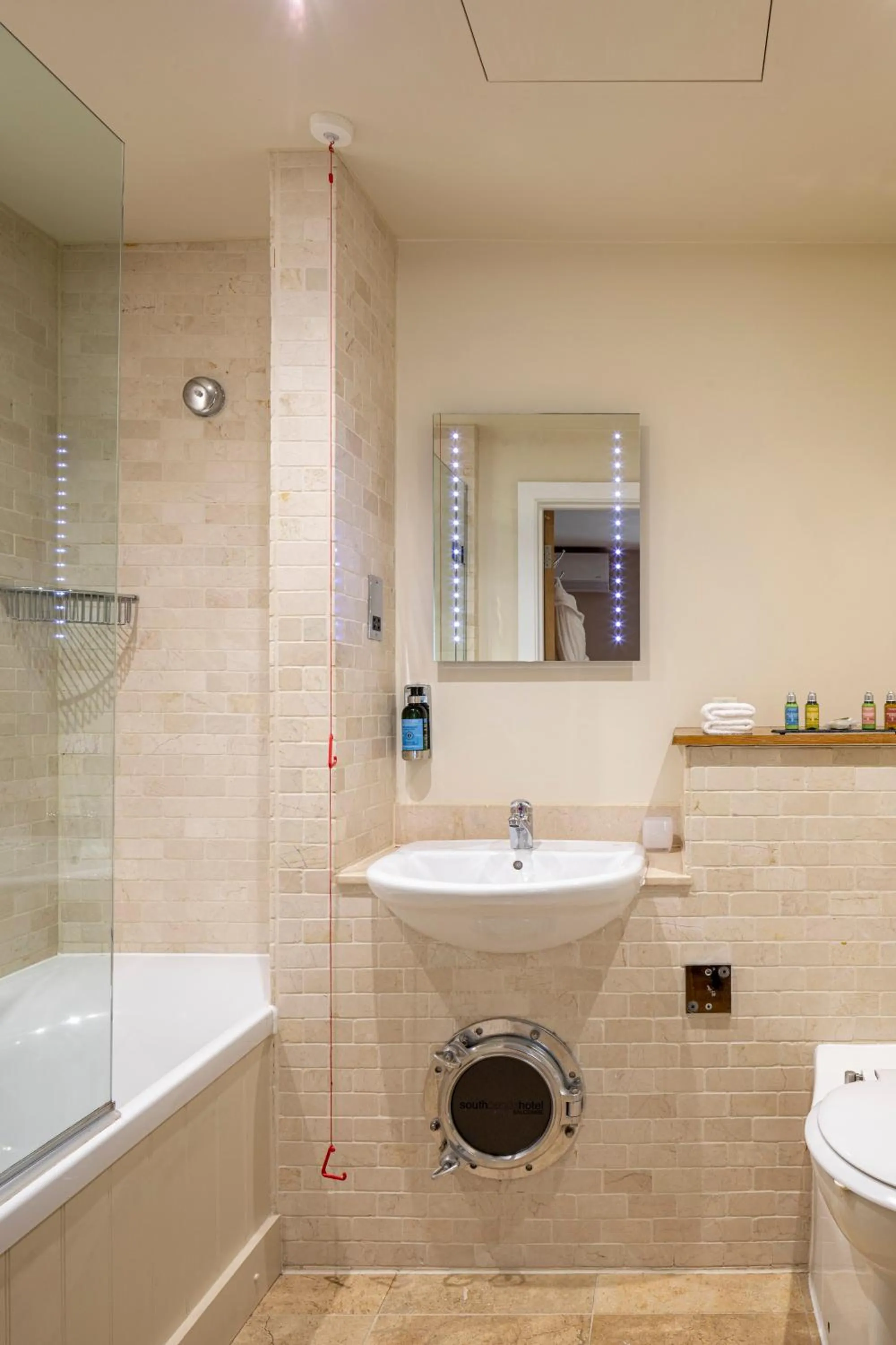 Shower in South Sands Hotel