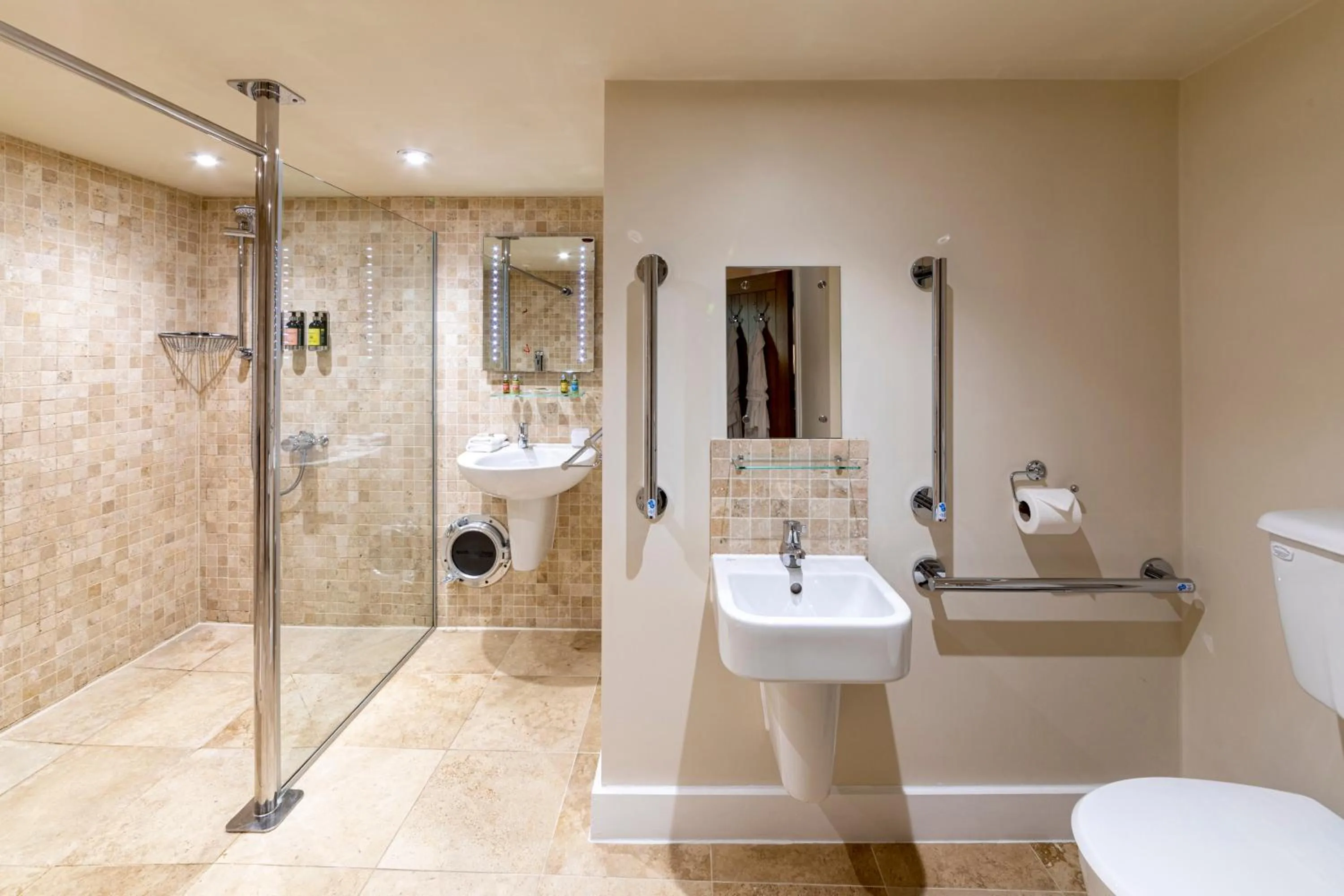 Shower in South Sands Hotel