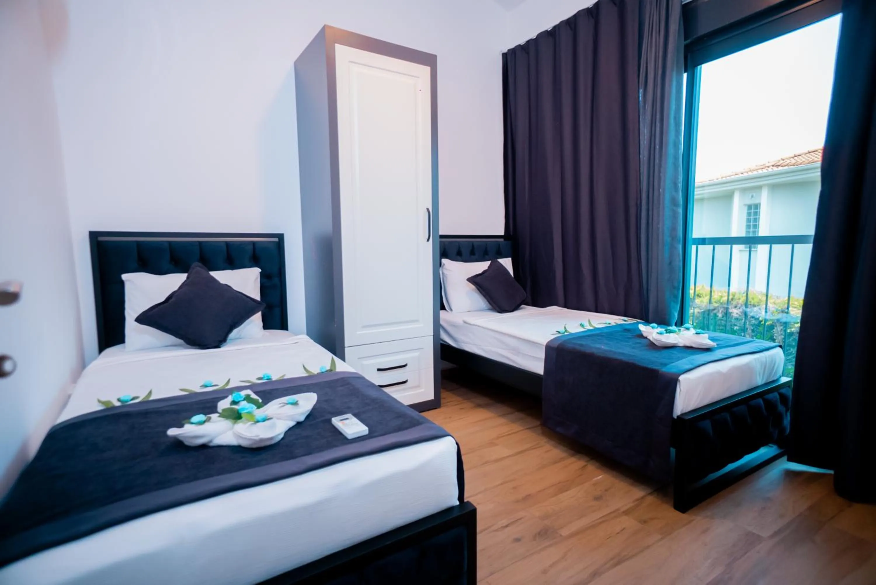 Bed in Sweet Home Kemer Apartments