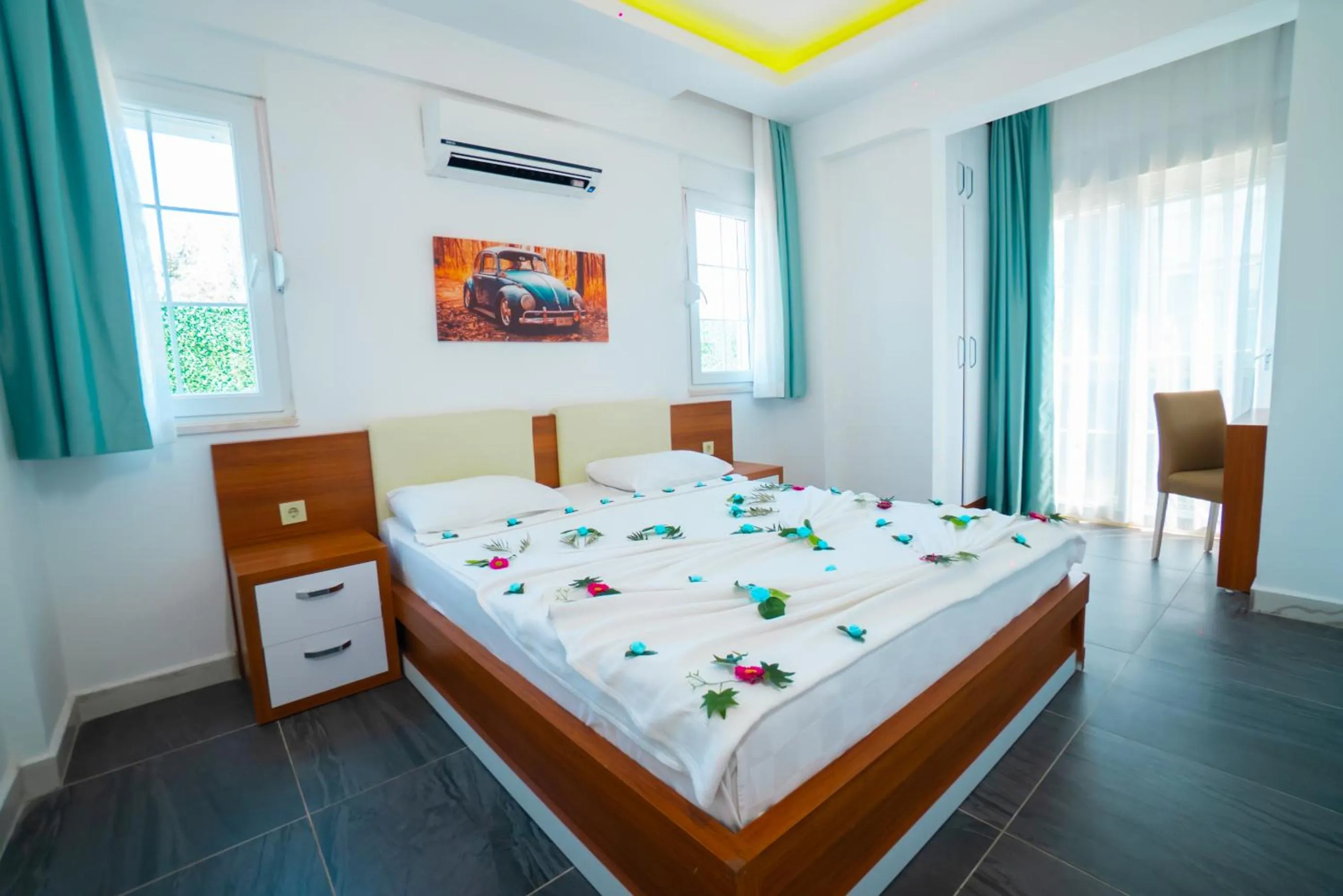 Bedroom, Bed in Sweet Home Kemer Apartments