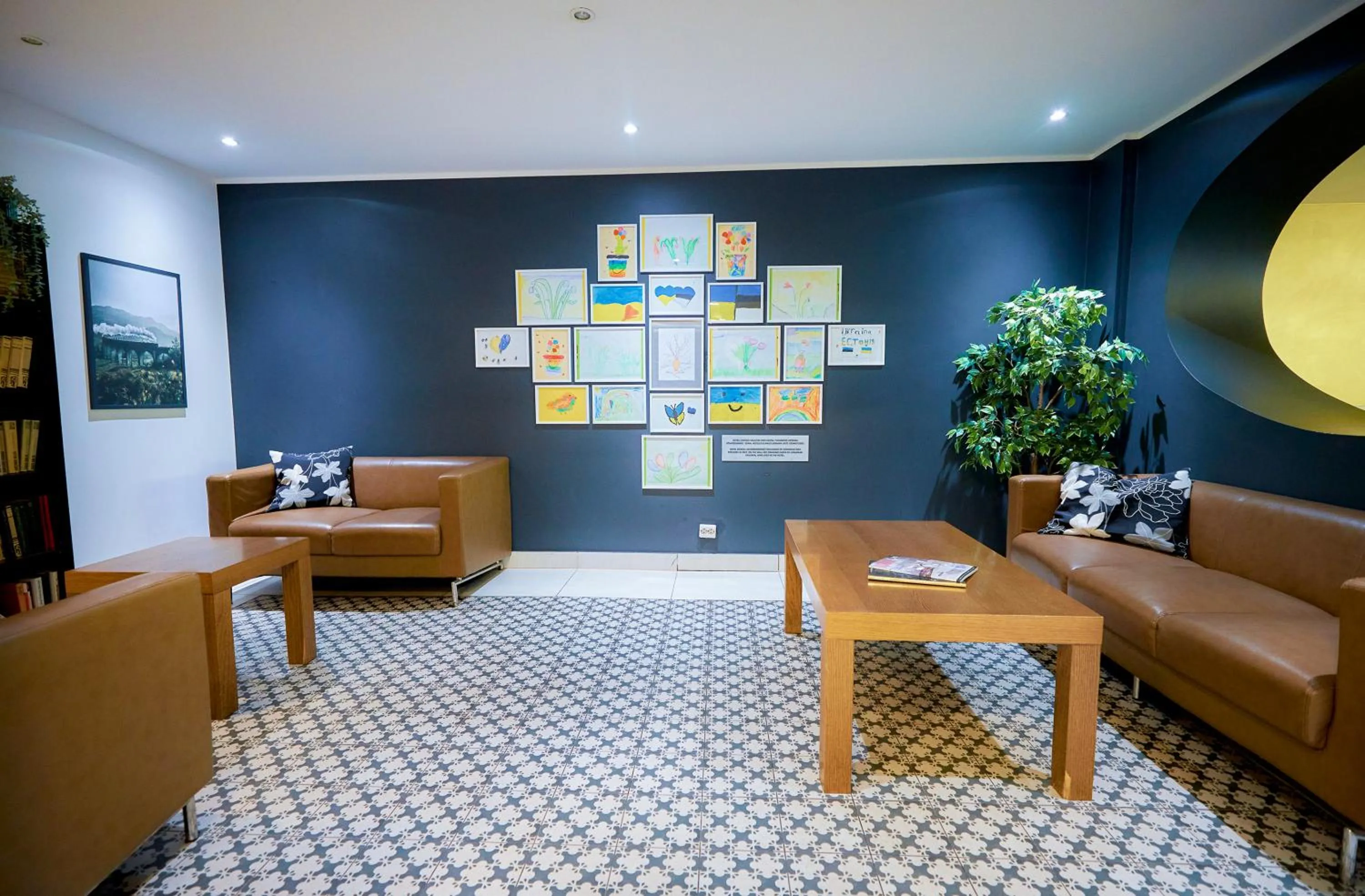 Decorative detail in Hotel Dzingel