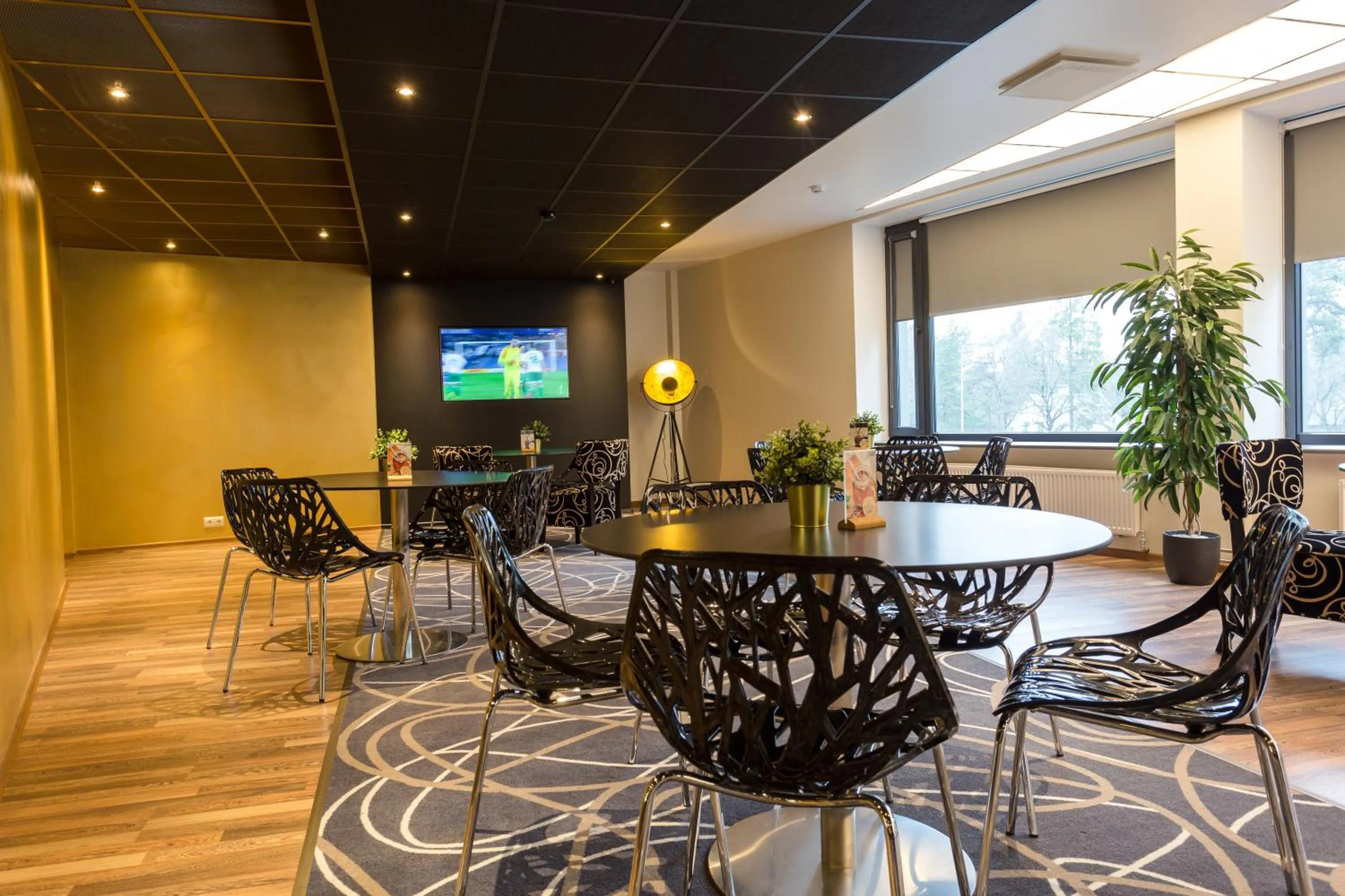 Communal lounge/ TV room in Hotel Dzingel