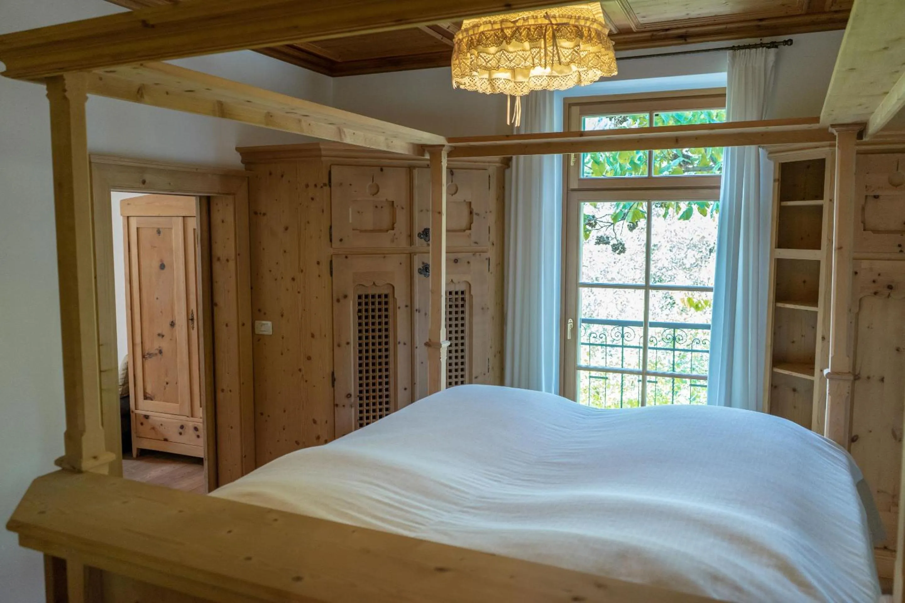 Bedroom, Bed in Schlosswirt Forst