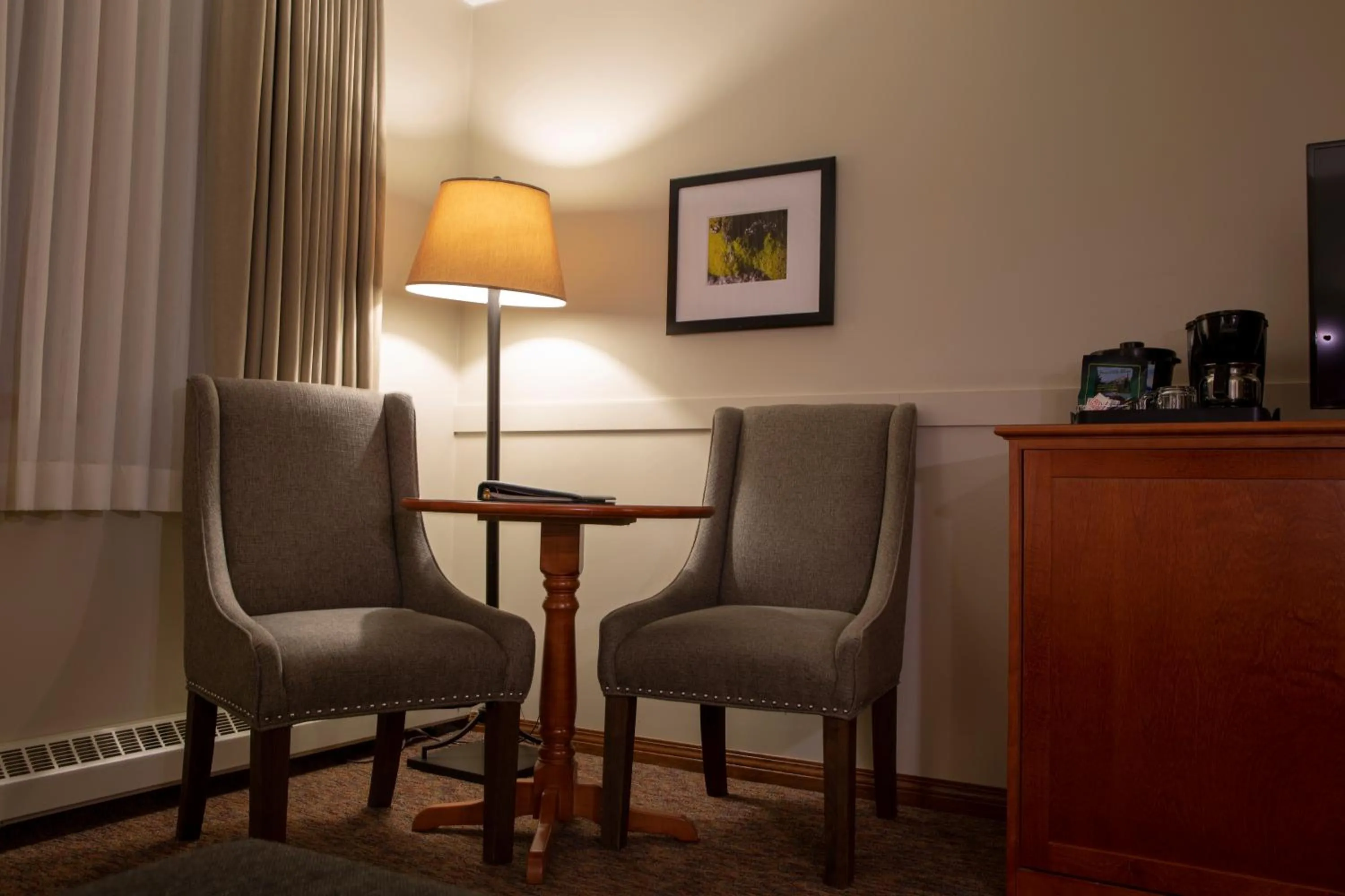 Seating area in Whistler's Inn