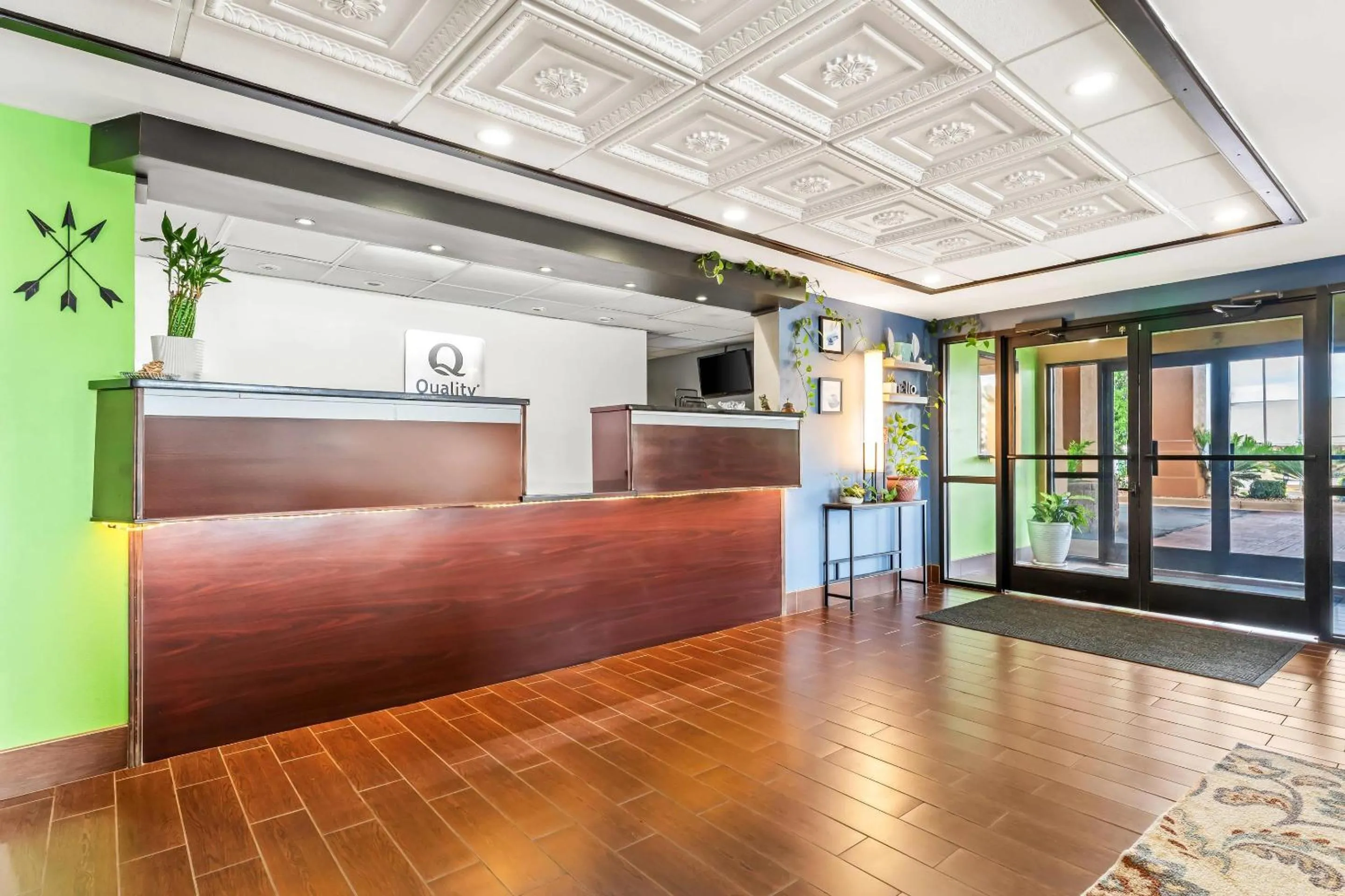 Lobby or reception in Quality Inn & Suites near Robins Air Force Base