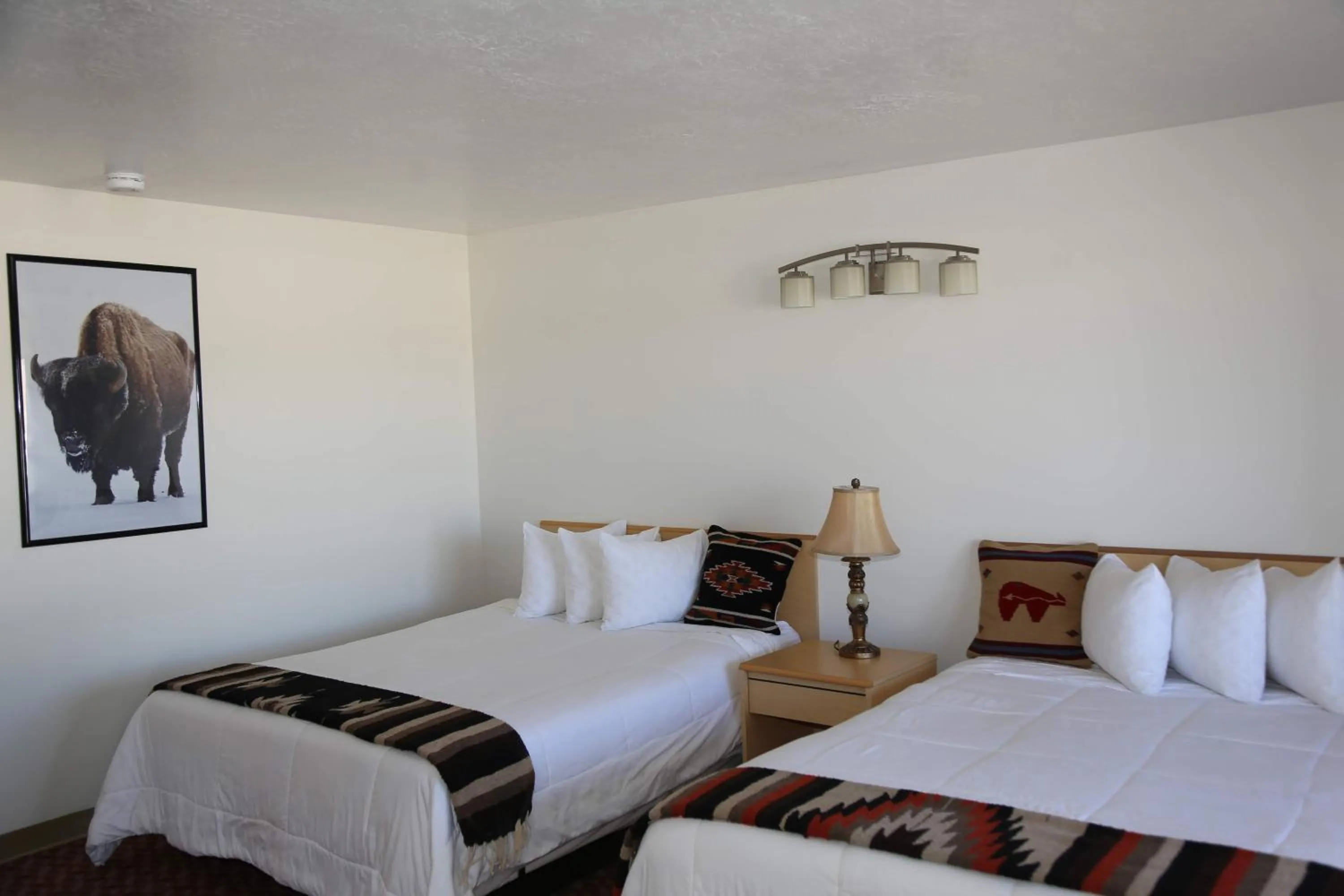 Bed in The Riverside Ranch Motel and RV Park Southern Utah