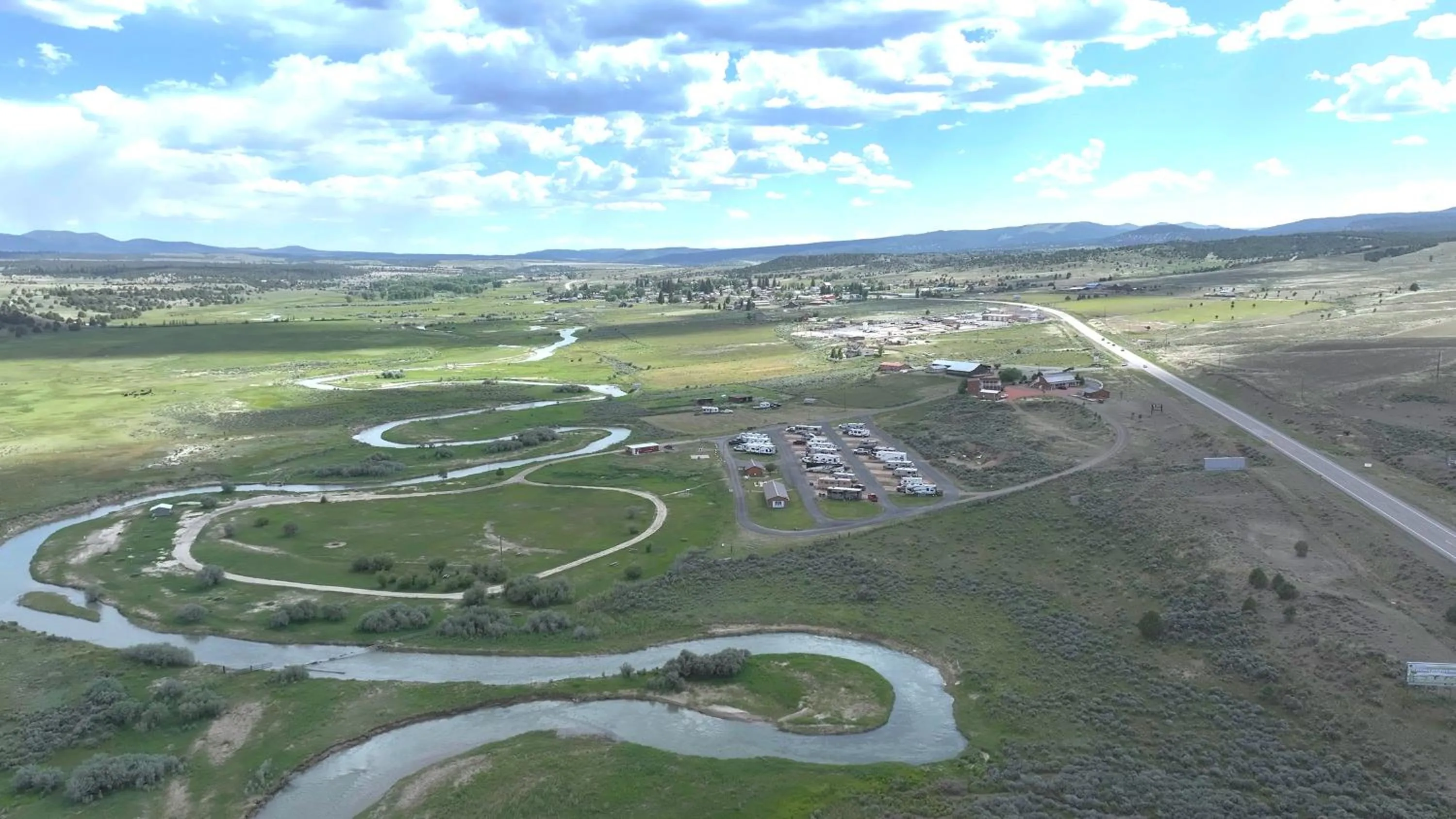 Bird's eye view in The Riverside Ranch Motel and RV Park Southern Utah