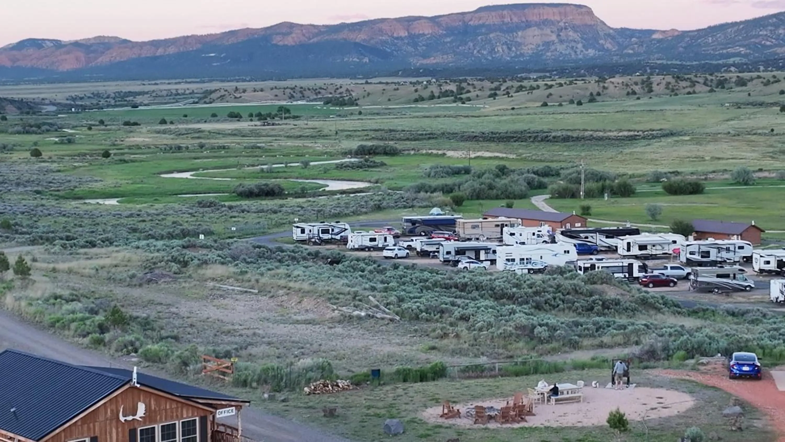 Bird's eye view in The Riverside Ranch Motel and RV Park Southern Utah