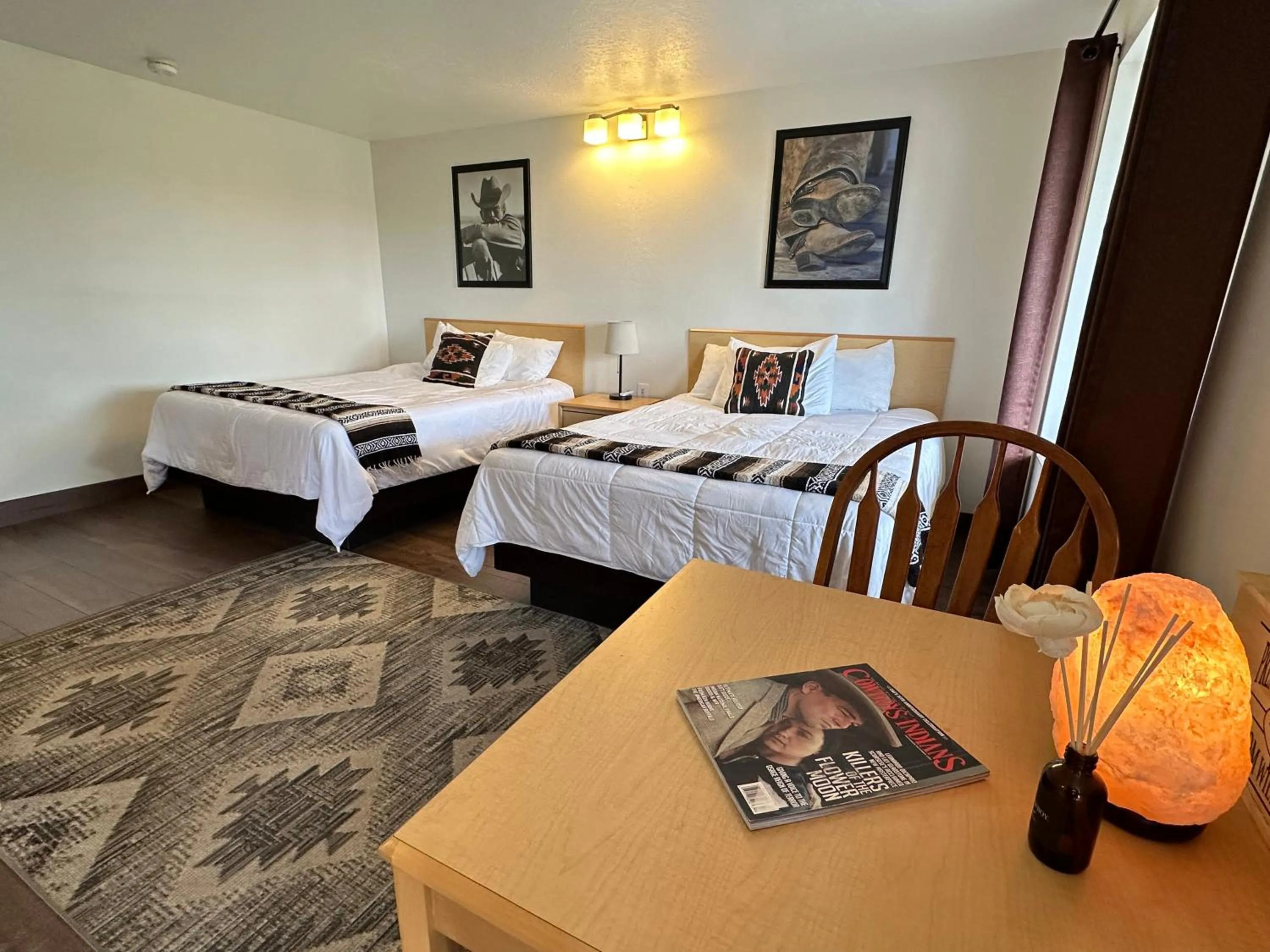 Bed in The Riverside Ranch Motel and RV Park Southern Utah