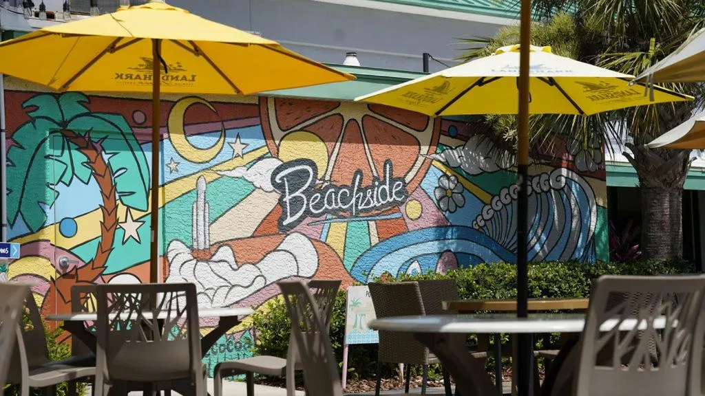 Patio in Beachside Hotel & Suites Cocoa Beach - Port Canaveral