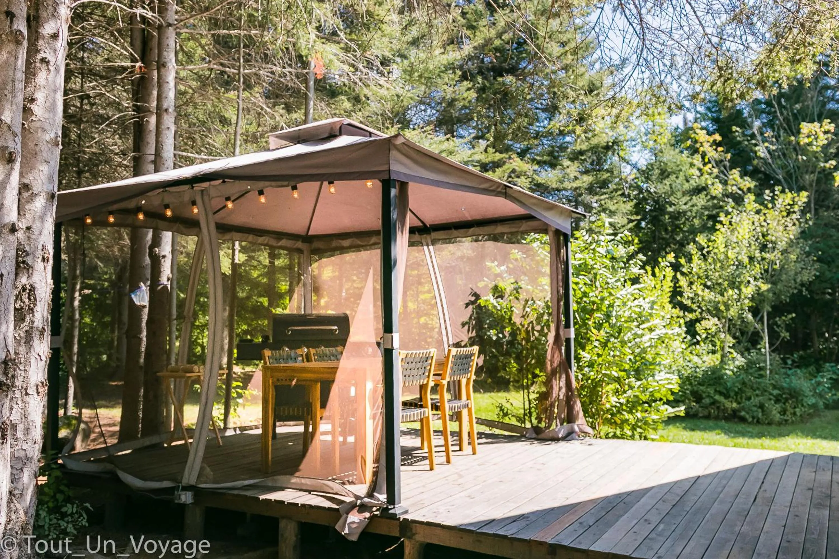 Patio in Au Sommet du Fjord