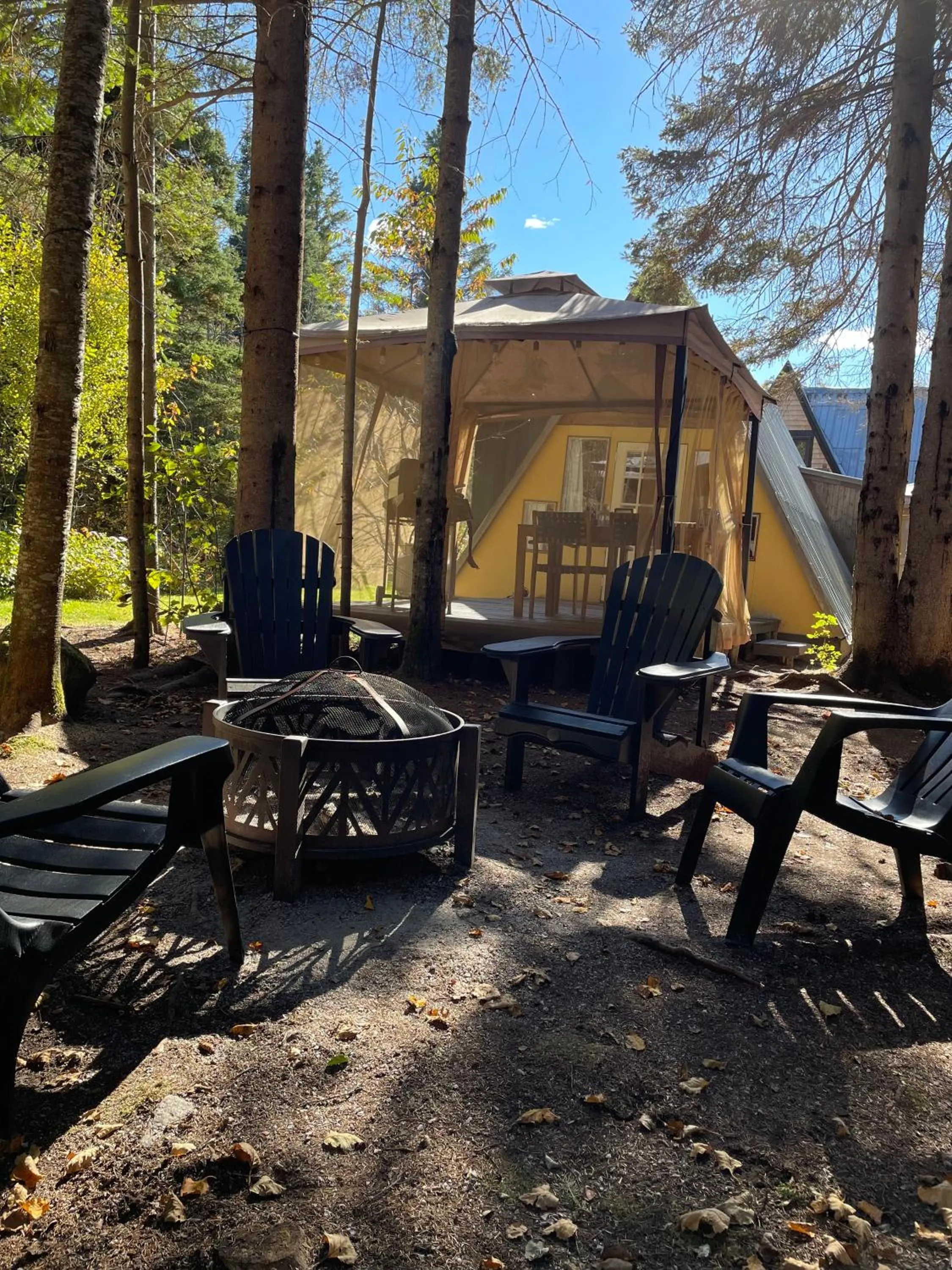 Patio in Au Sommet du Fjord