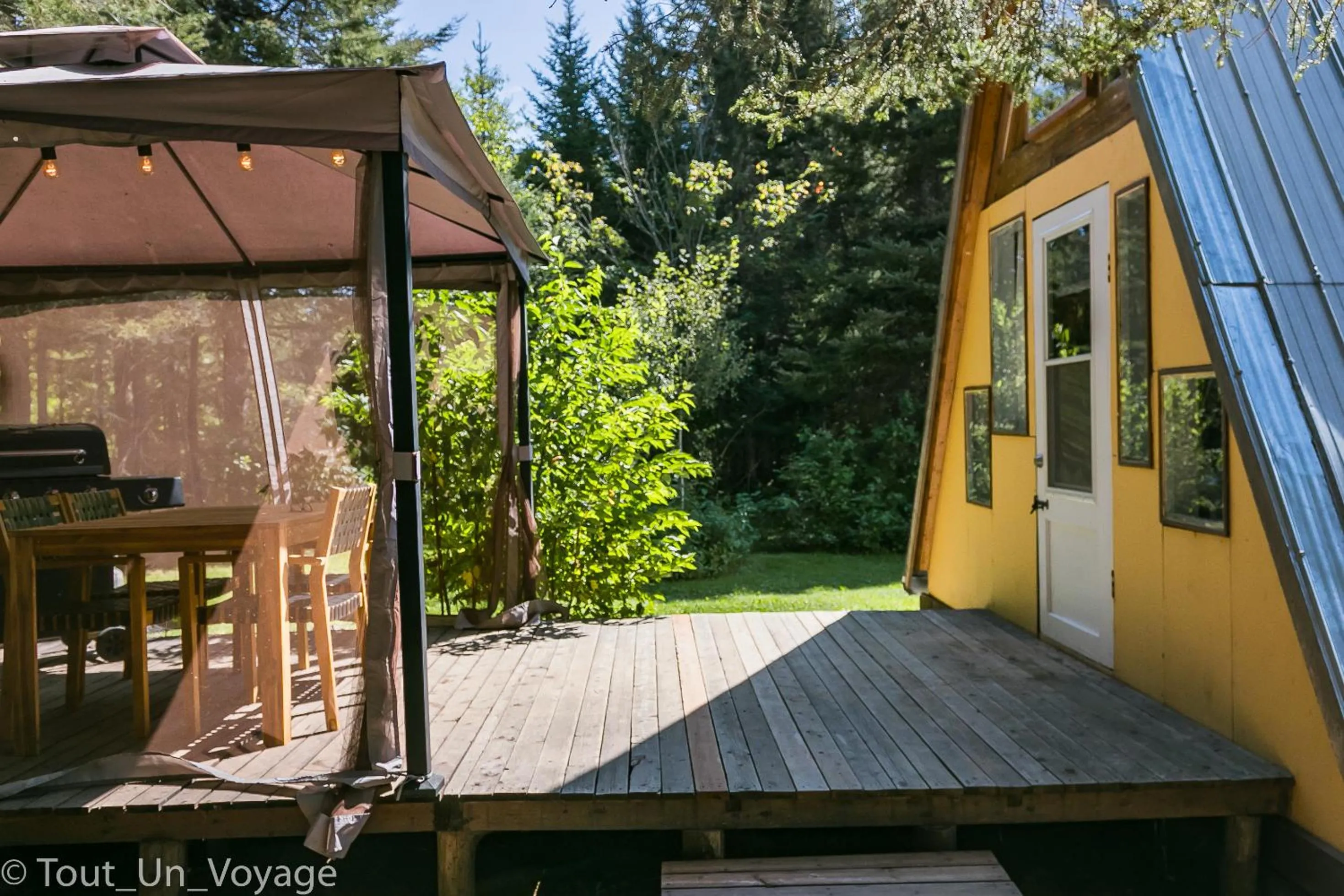 Patio in Au Sommet du Fjord