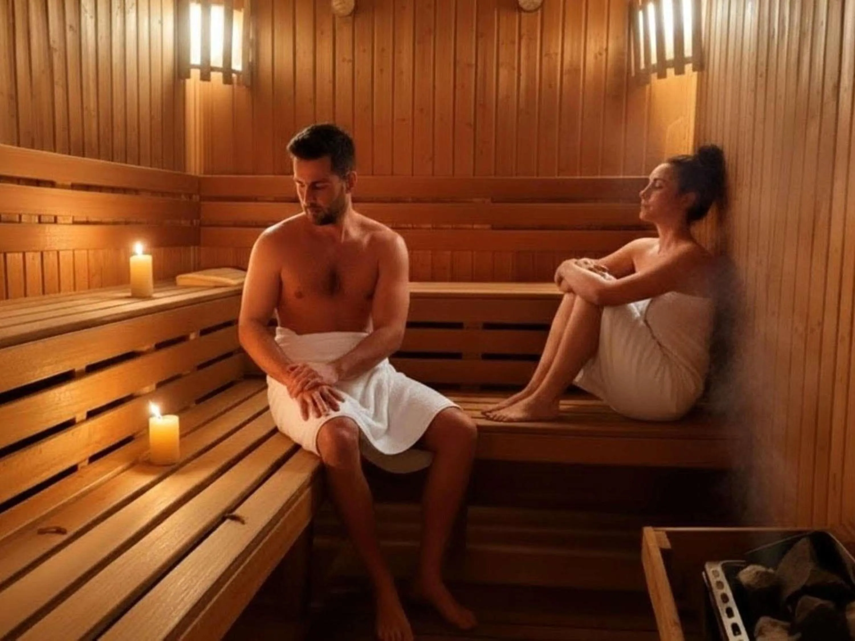 Sauna in Mövenpick Resort El Sokhna